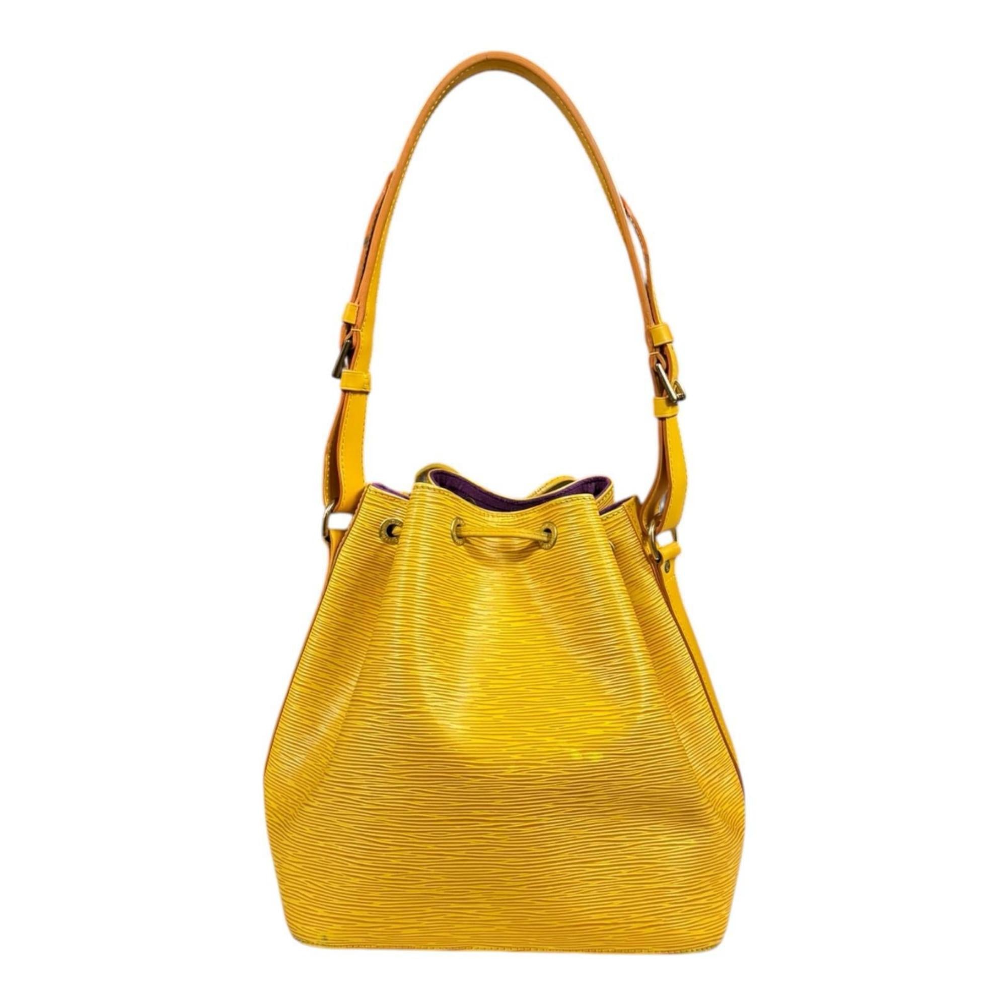 Louis Vuitton Epi Yellow Epi Leather Shoulder Bag (Pre-Owned)