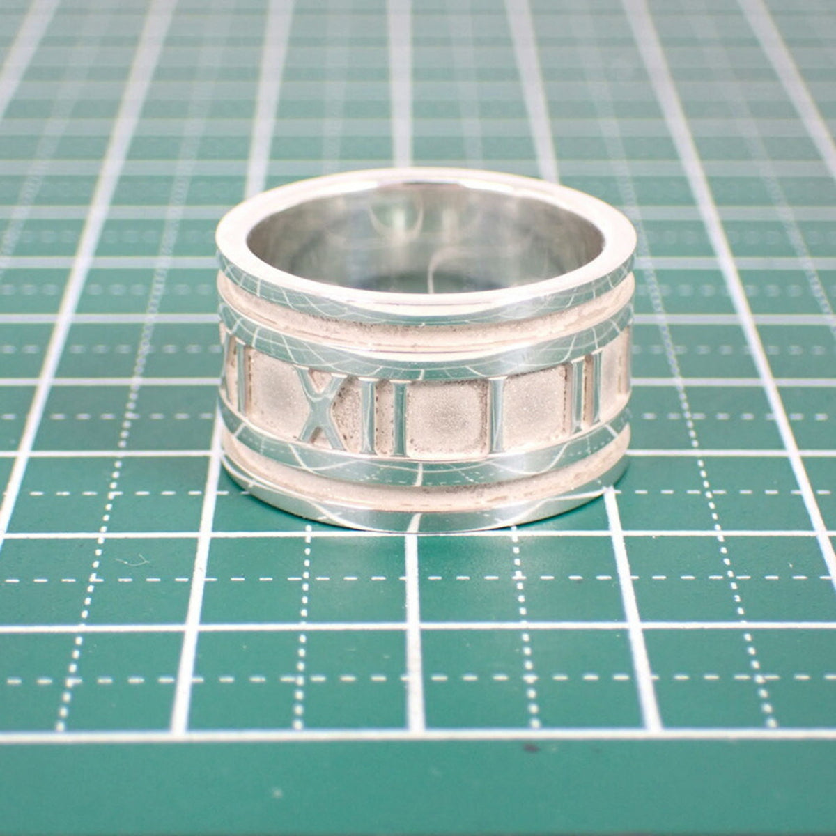 Tiffany Sterling Silver 925 Band Ring (Pre-Owned)
