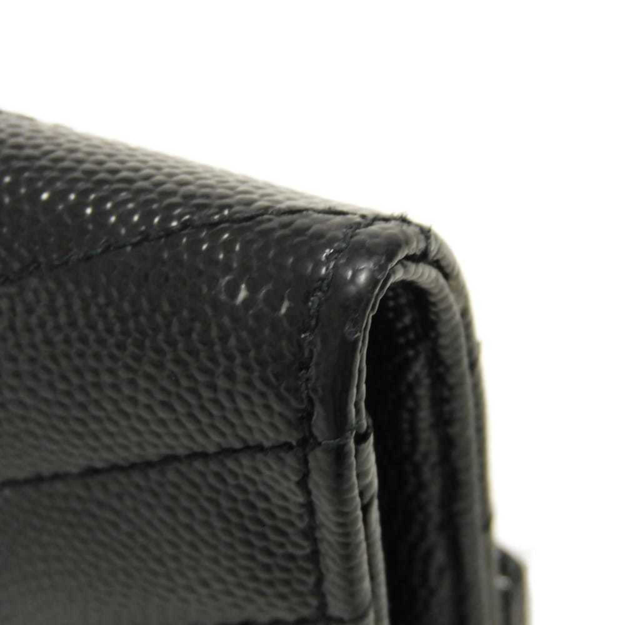 Yves Saint Laurent Black Leather Bill Wallet (Bi-Fold) (Pre-Owned)