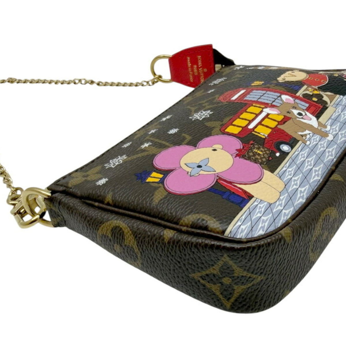 Louis Vuitton Monogram Brown Monogram Multi-Color Monogram Pochette Shoulder Bag (Pre-Owned)
