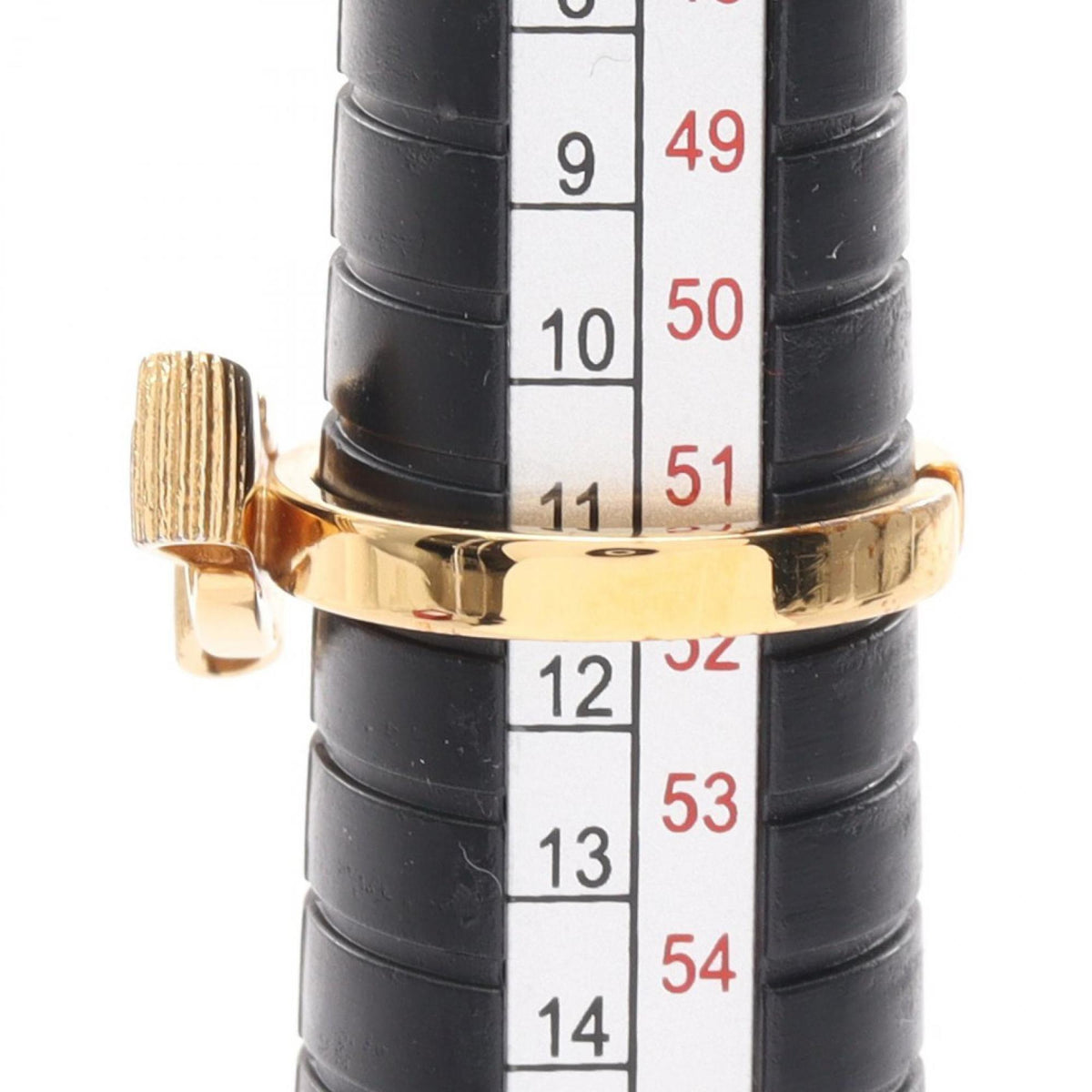 Salvatore Ferragamo Gold Gold Plating Band Ring (Pre-Owned)