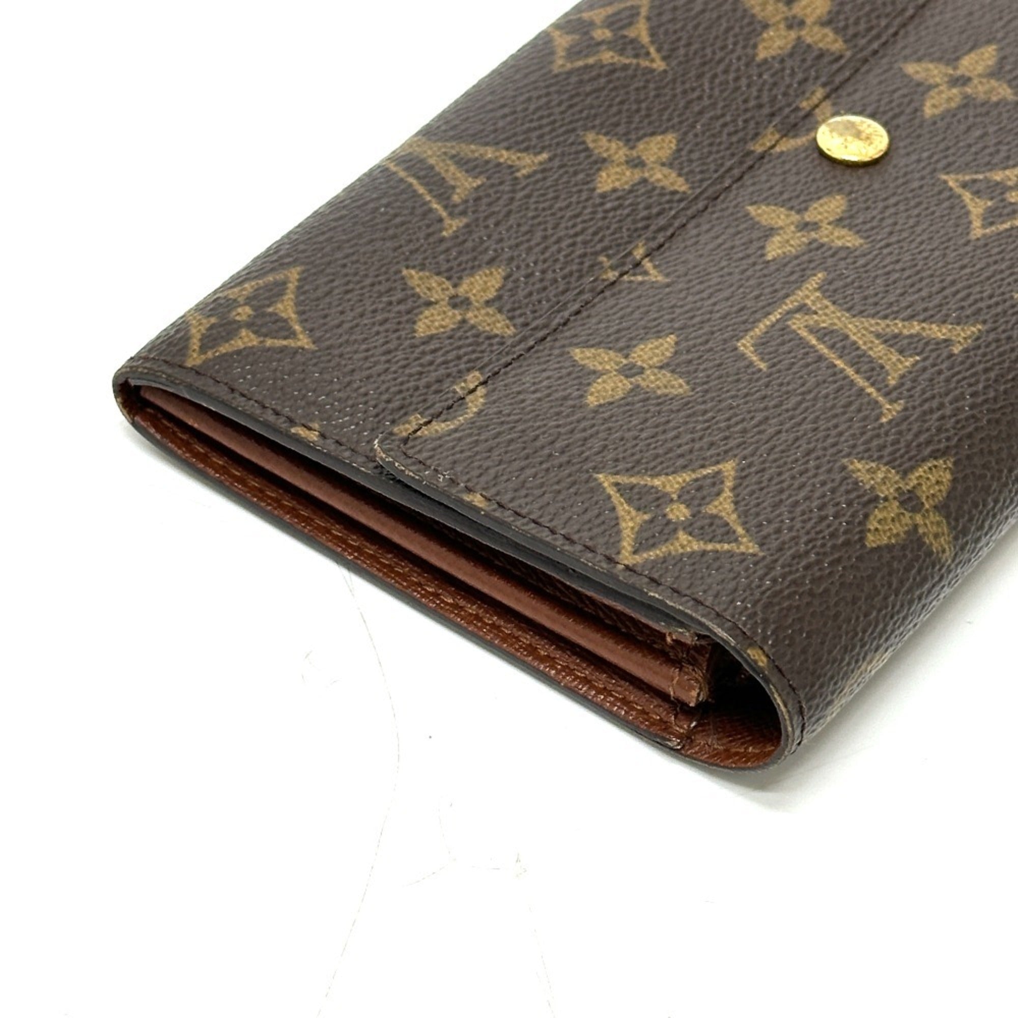 Louis Vuitton Brown Galle Monogram Monogram Long Wallet (Bi-Fold) (Pre-Owned)