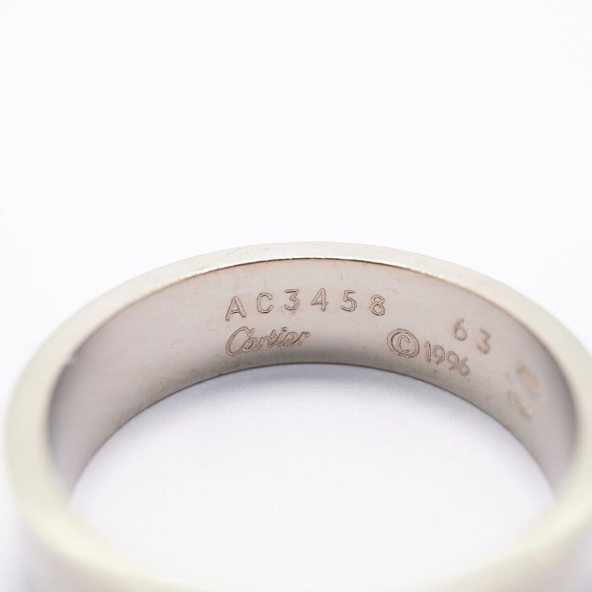 Cartier White Gold (18K) Band Ring (Pre-Owned)