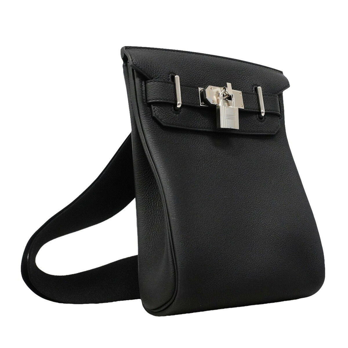Hermes Black Togo Leather Shoulder Bag (Pre-Owned)