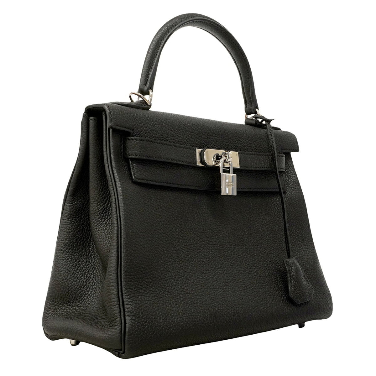 Hermes Black Togo Leather Handbag (Pre-Owned)