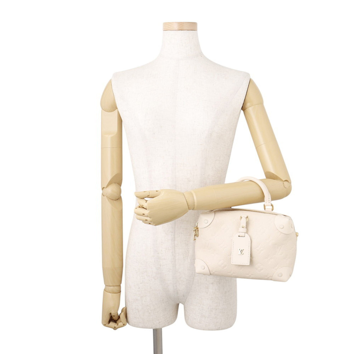 Louis Vuitton White Monogram Empreinte Handbag Shoulder Bag (Pre-Owned)