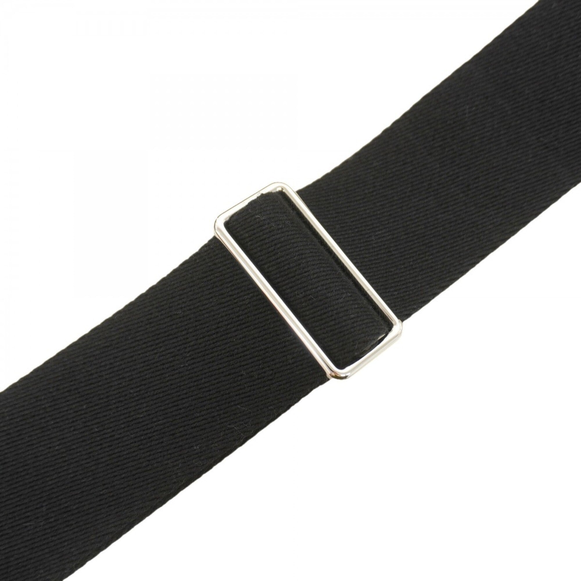 Hermes Black Swift Leather Cotton Shoulder Bag (Pre-Owned)