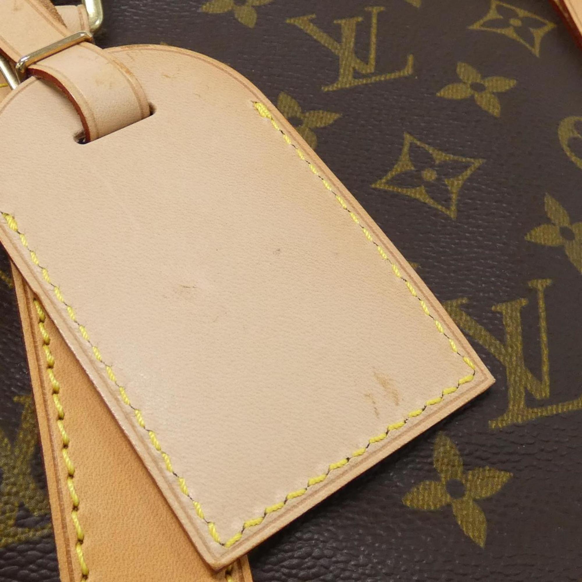 Louis Vuitton Brown Coated Canvas Boston Bag (Pre-Owned)
