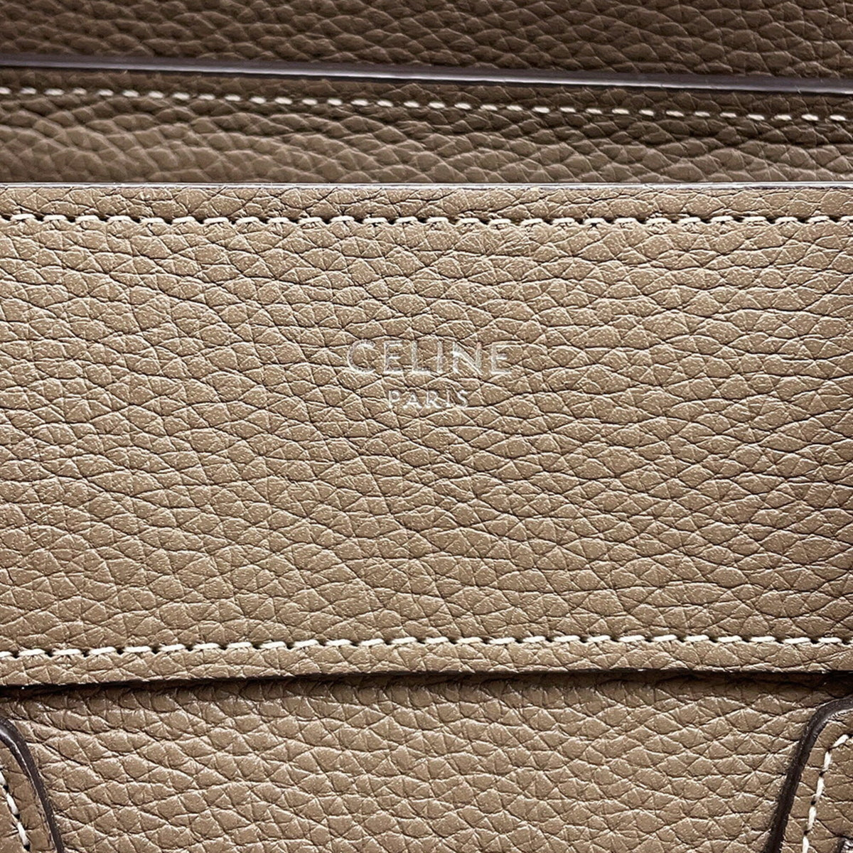 Celine Grayish Leather Handbag (Pre-Owned)