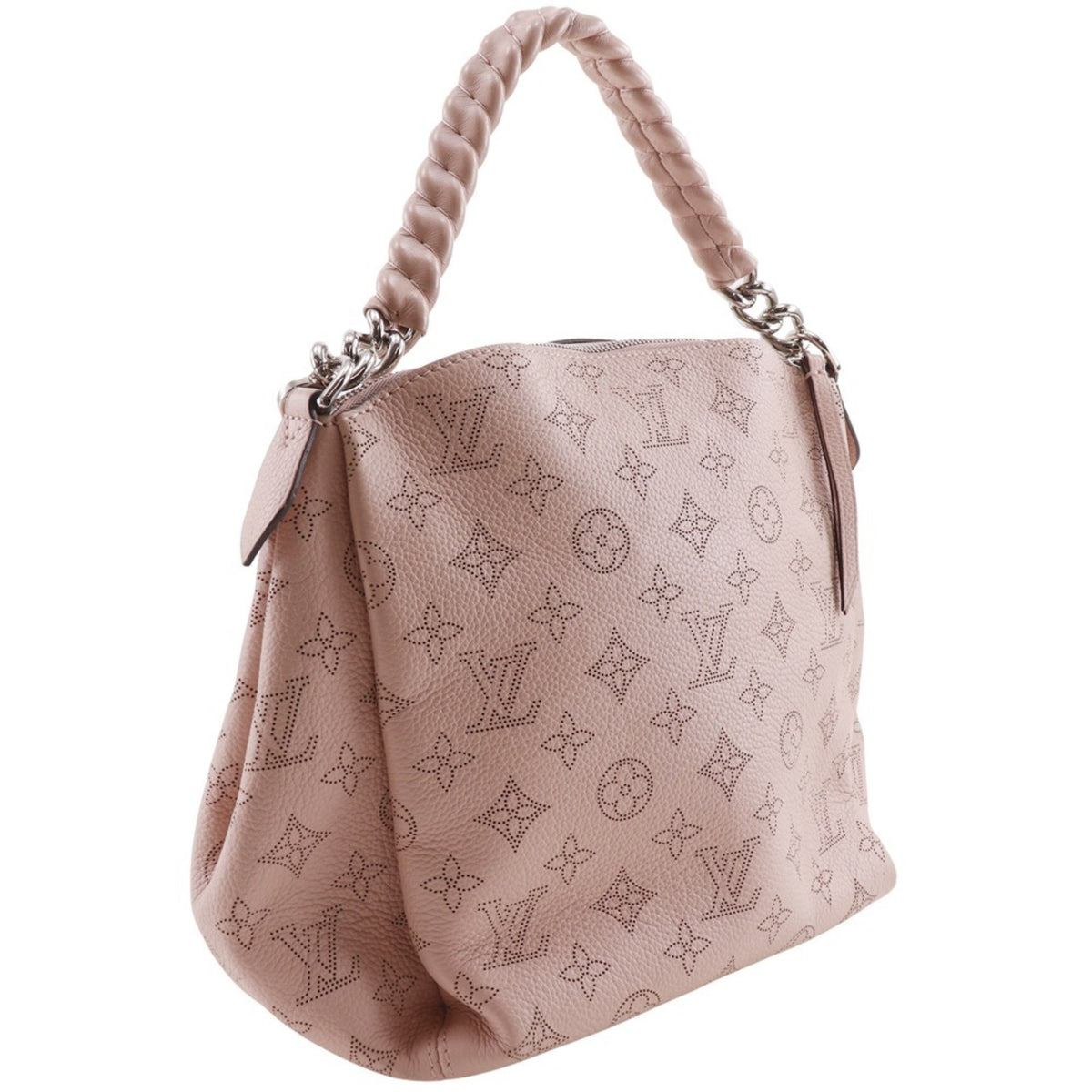 Louis Vuitton Magnolia Pink Mahina Leather Monogram Shoulder Bag (Pre-Owned)
