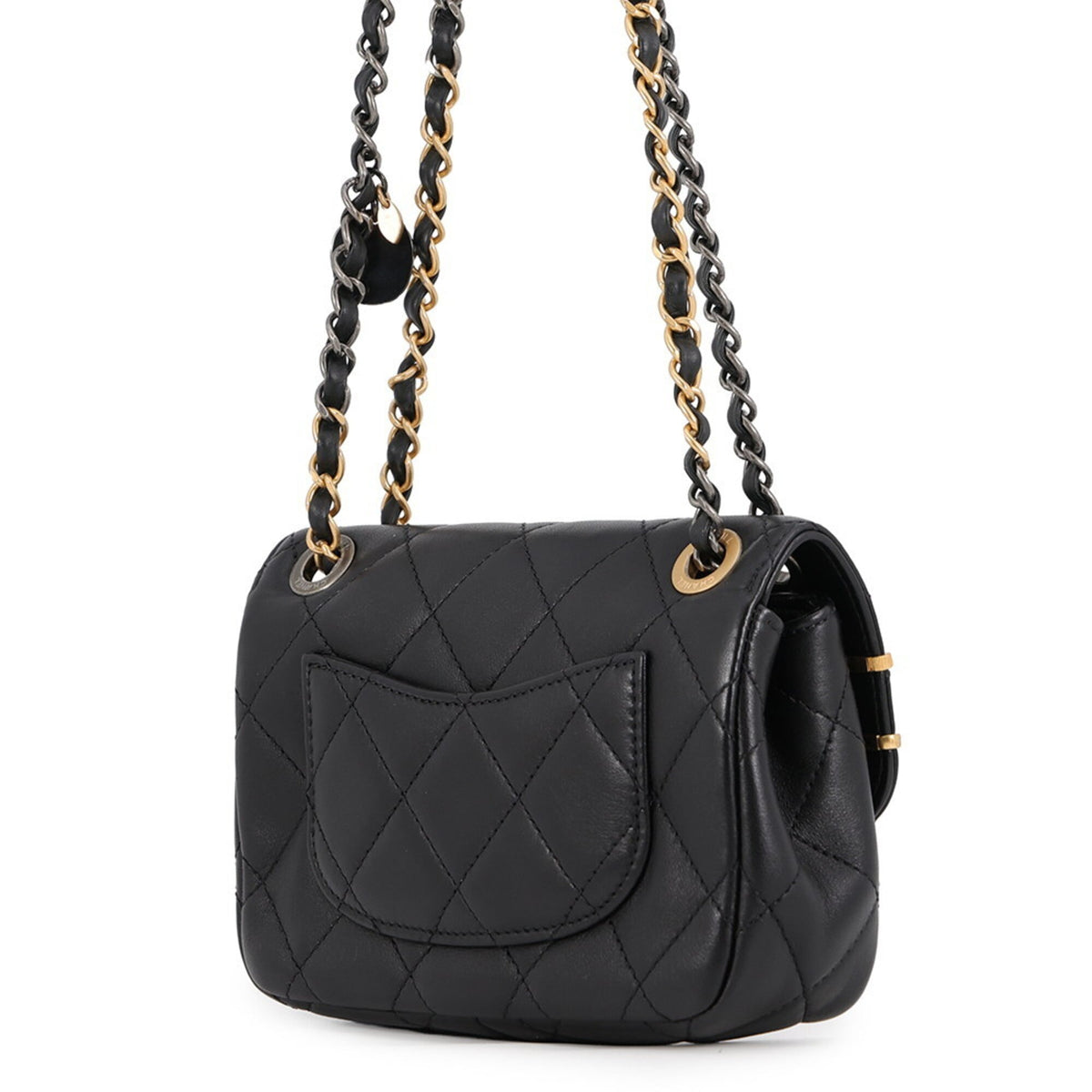 Chanel Black Rhinestone Handbag Shoulder Bag (Pre-Owned)