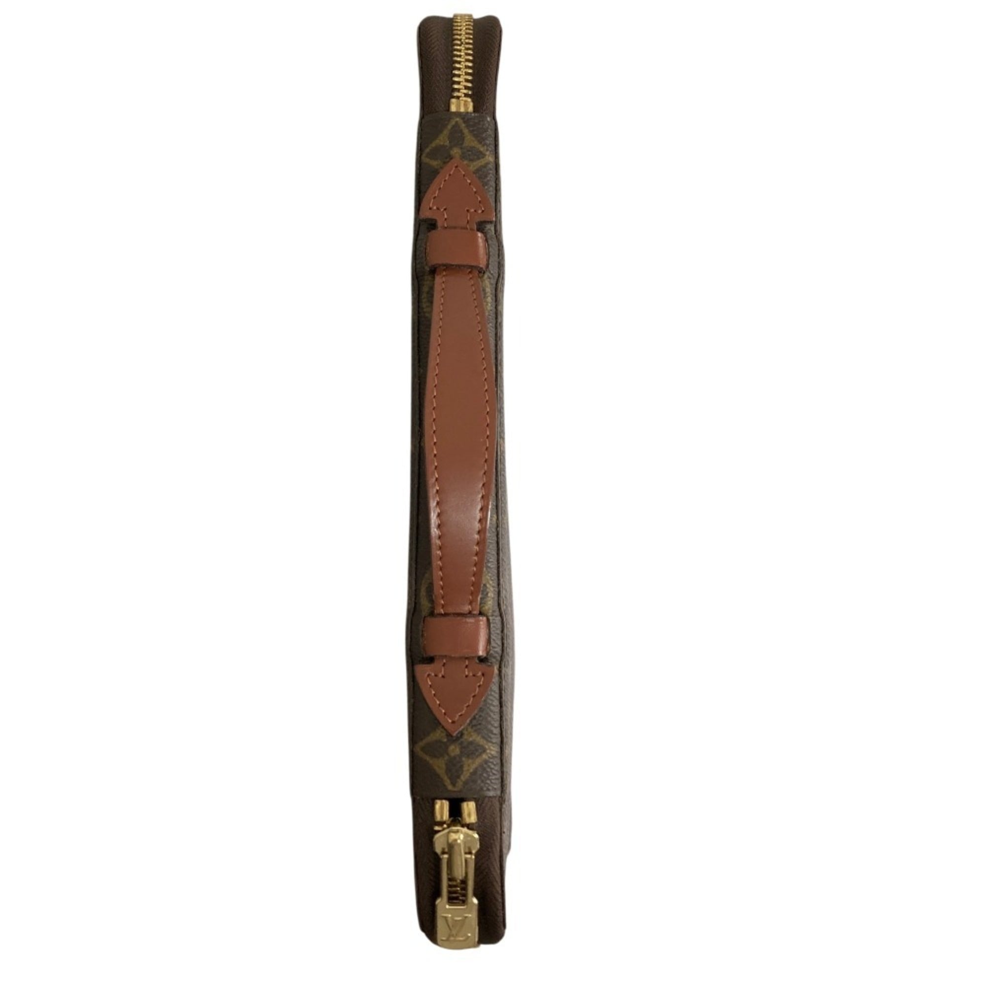 Louis Vuitton Brown Monogram Clutch Bag (Pre-Owned)
