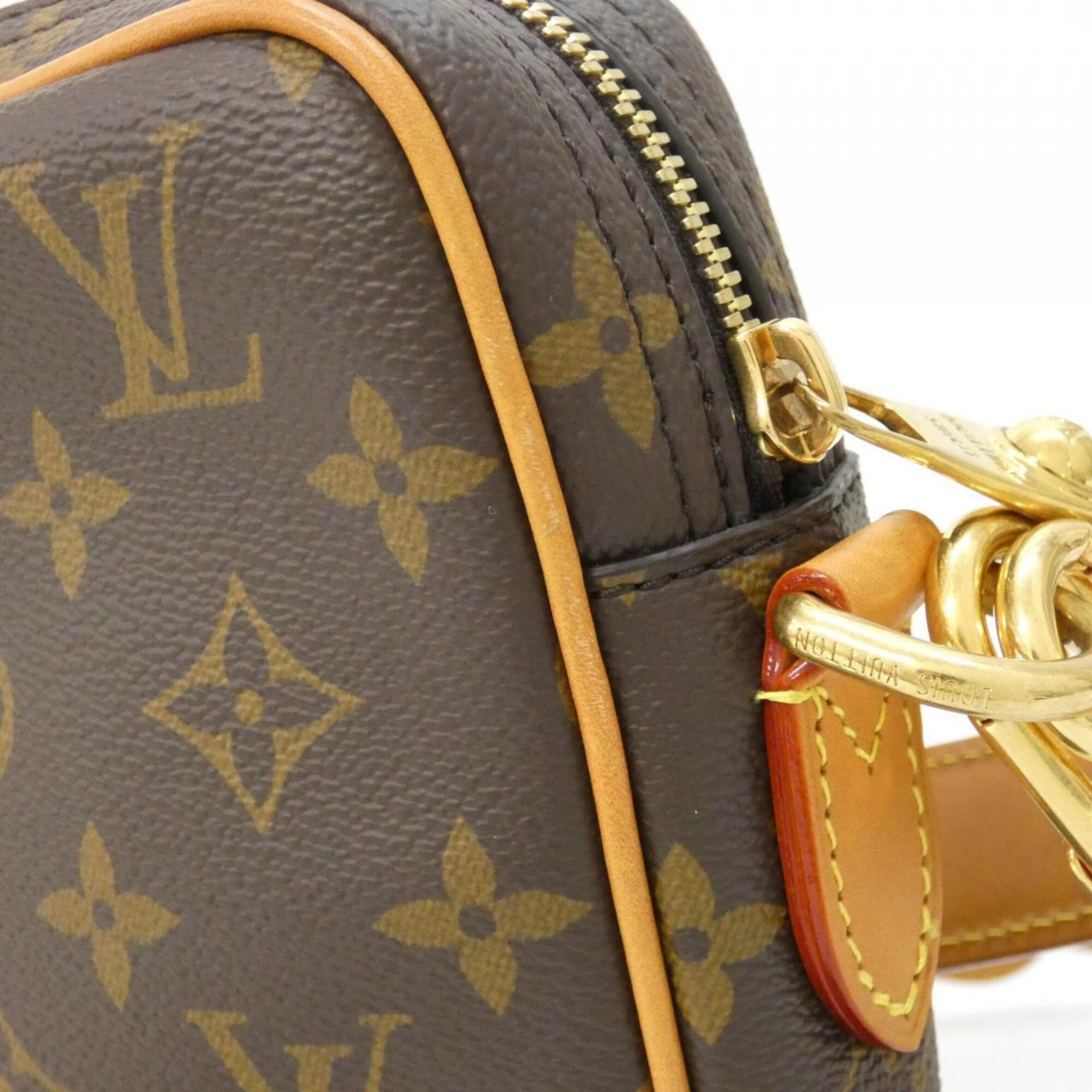 Louis Vuitton Monogram Marron Coated Canvas Handbag (Pre-Owned)