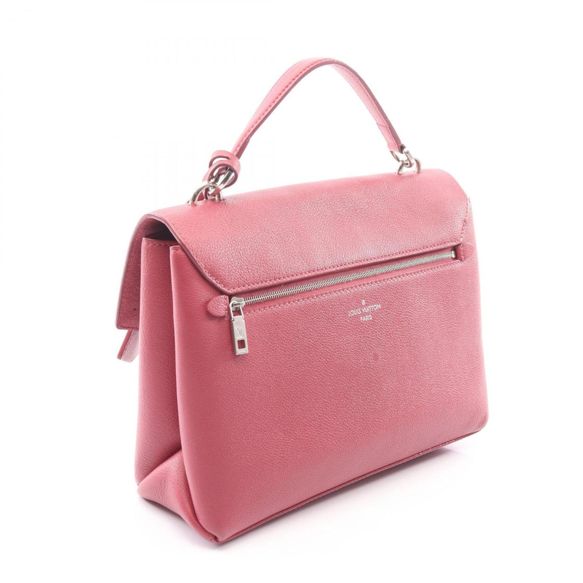 Louis Vuitton Gray Pink Leather Handbag (Pre-Owned)