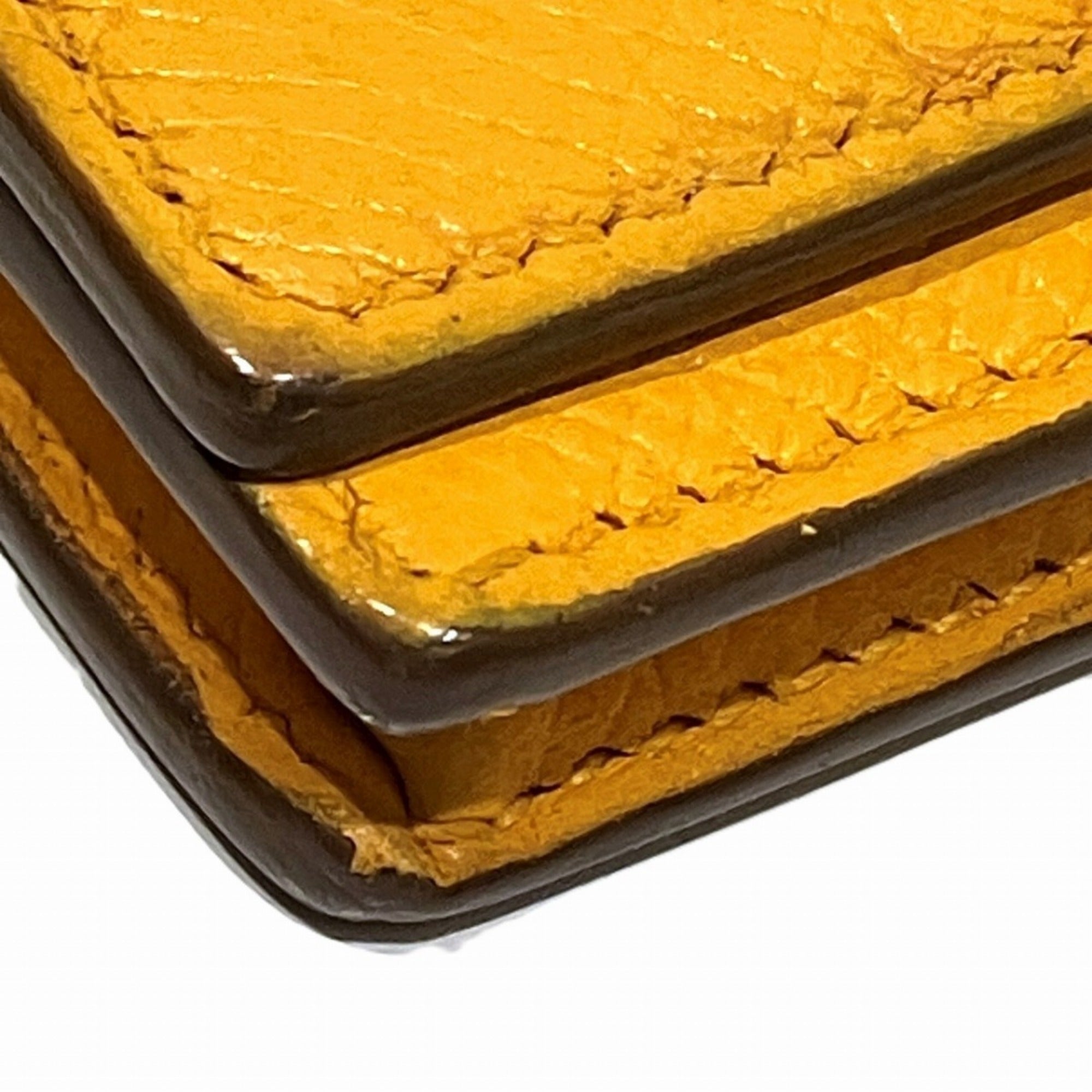 Hermes Bearn Soufre Yellow Epsom Leather Long Wallet (Bi-Fold) (Pre-Owned)