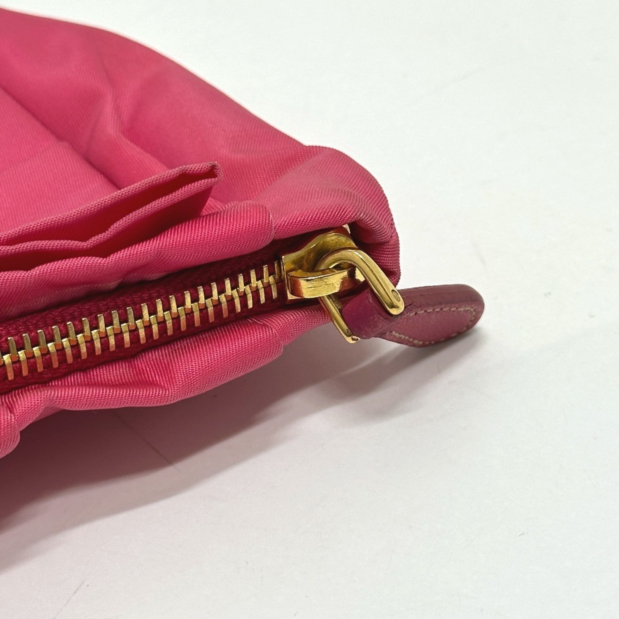 Prada Pink Nylon Pouch (Pre-Owned)