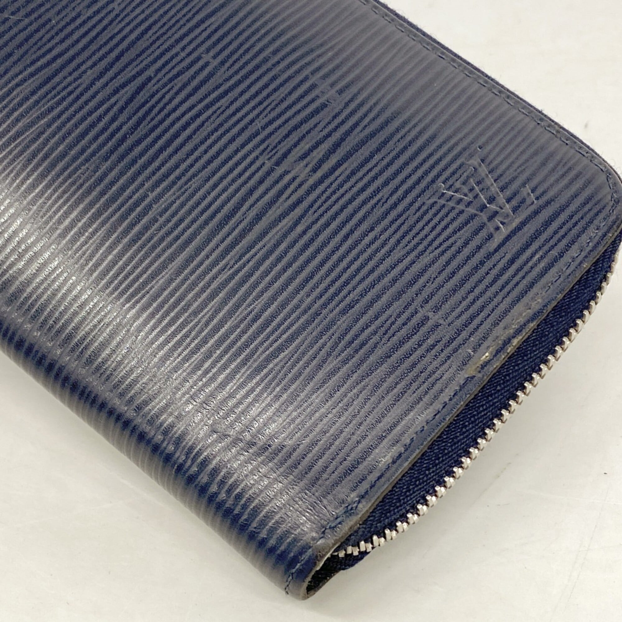 Louis Vuitton Navy Blue Long Wallet (Bi-Fold) (Pre-Owned)