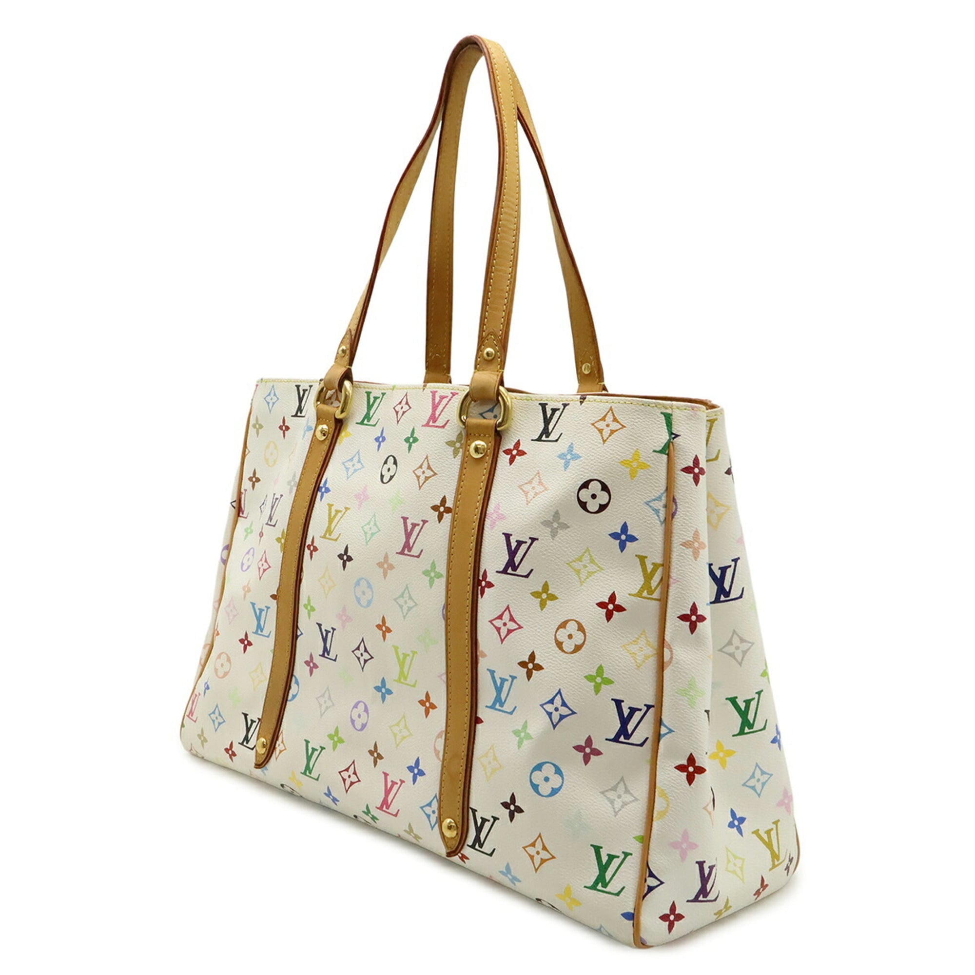 Louis Vuitton Blanc Monogram Multi-Color White Monogram Multicolore Pouch Shoulder Bag Tote Bag (Pre-Owned)