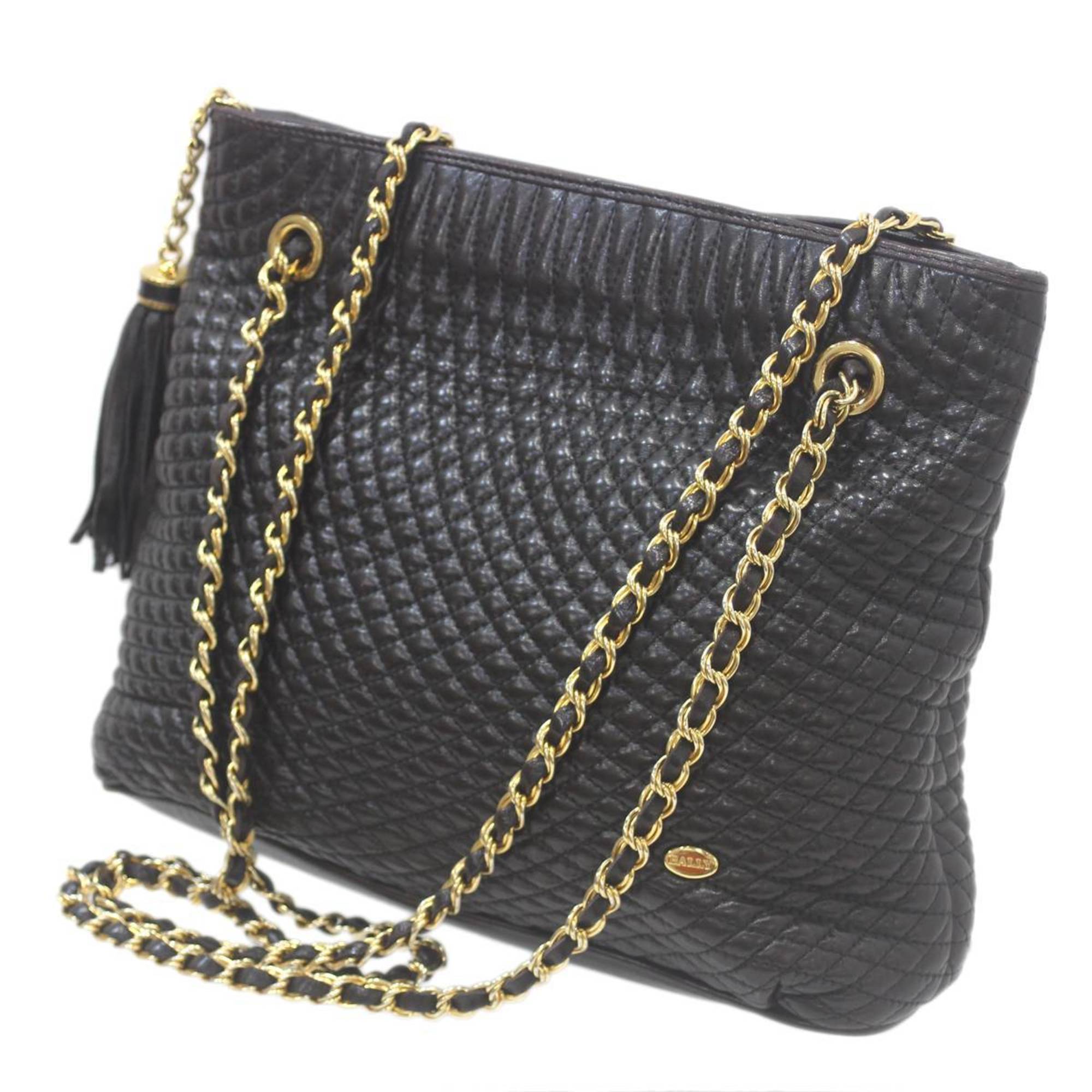 Bally Black Shoulder Bag Tote Bag (Pre-Owned)