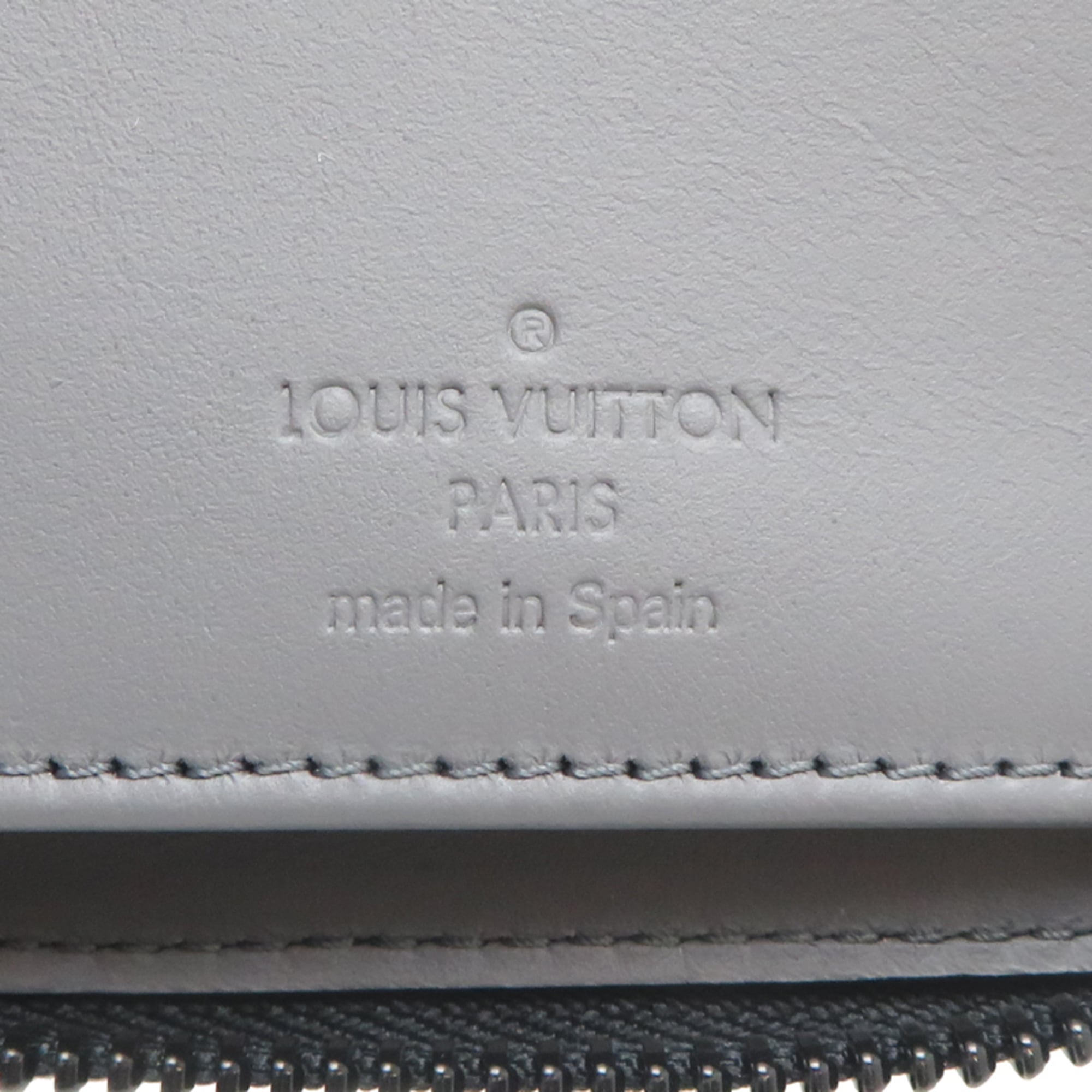 Louis Vuitton Gray Monogram Shadow Long Wallet (Bi-Fold) (Pre-Owned)