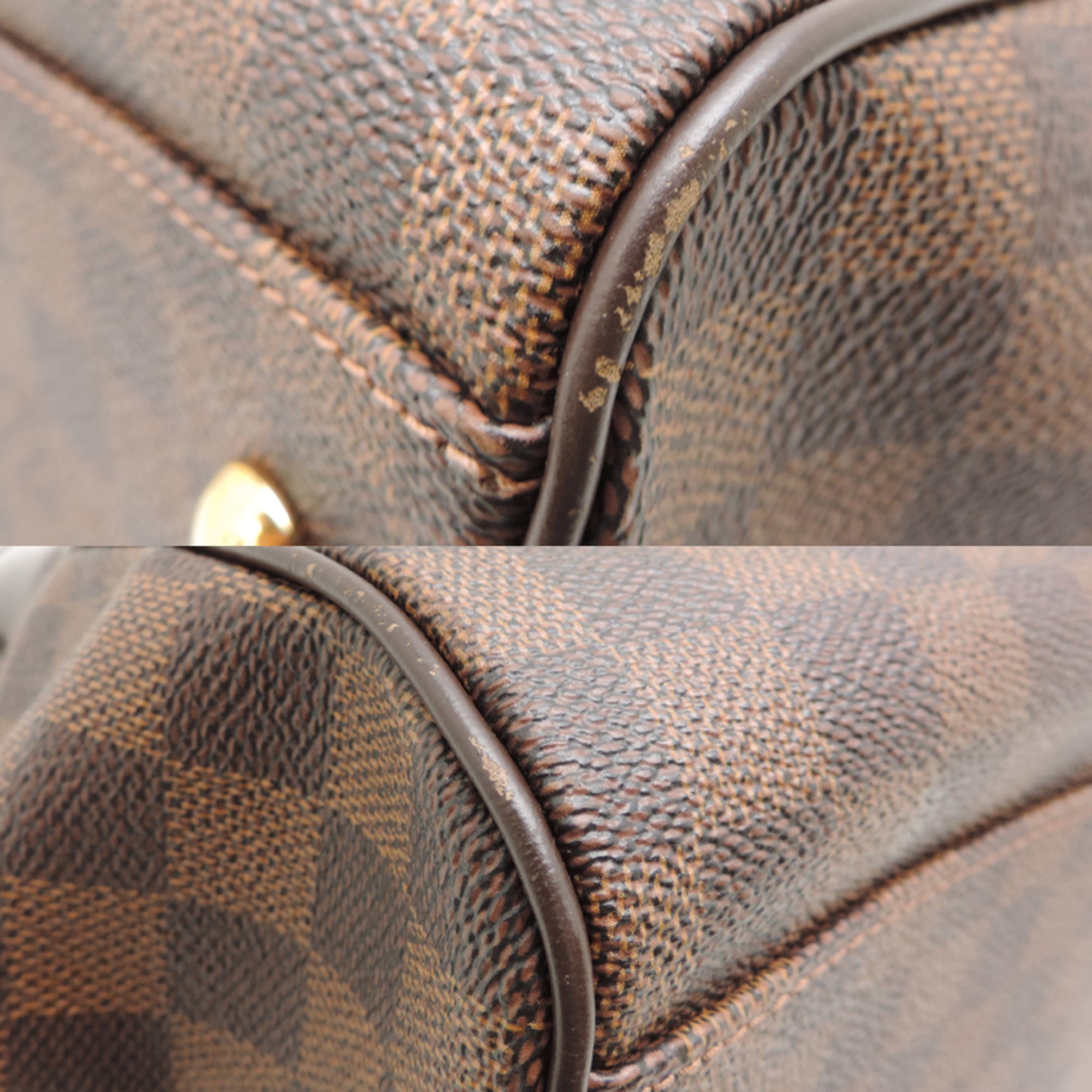 Louis Vuitton Brown Ebene Damier Canvas Handbag (Pre-Owned)