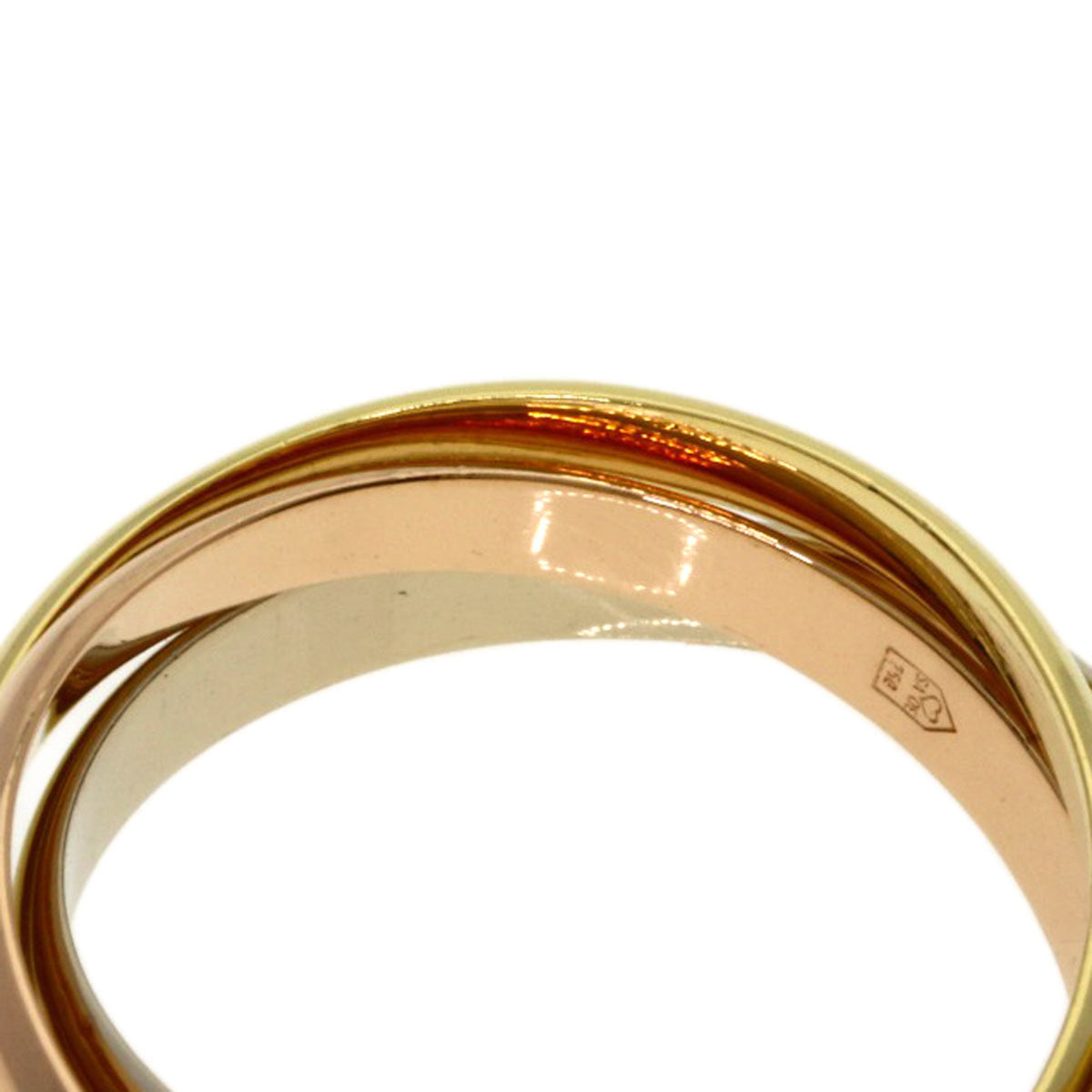 Cartier Trinity Yellow Gold (18K) Pink Gold (18K) White Gold (18K) Band Ring (Pre-Owned)