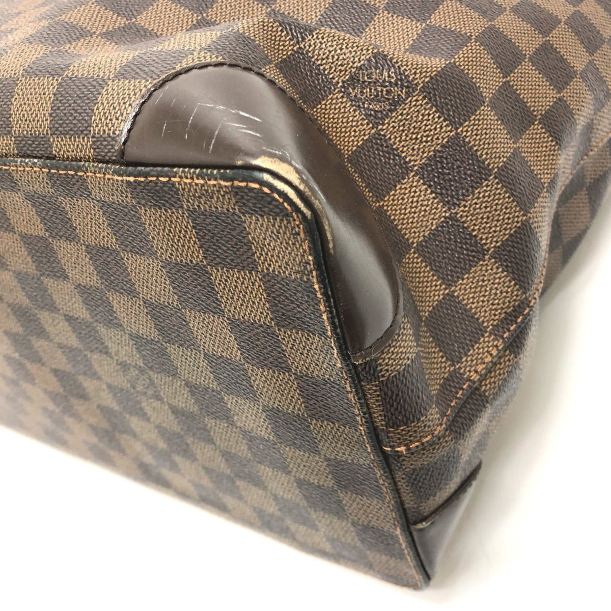 Louis Vuitton Brown Damier Canvas Shoulder Bag Tote Bag (Pre-Owned)