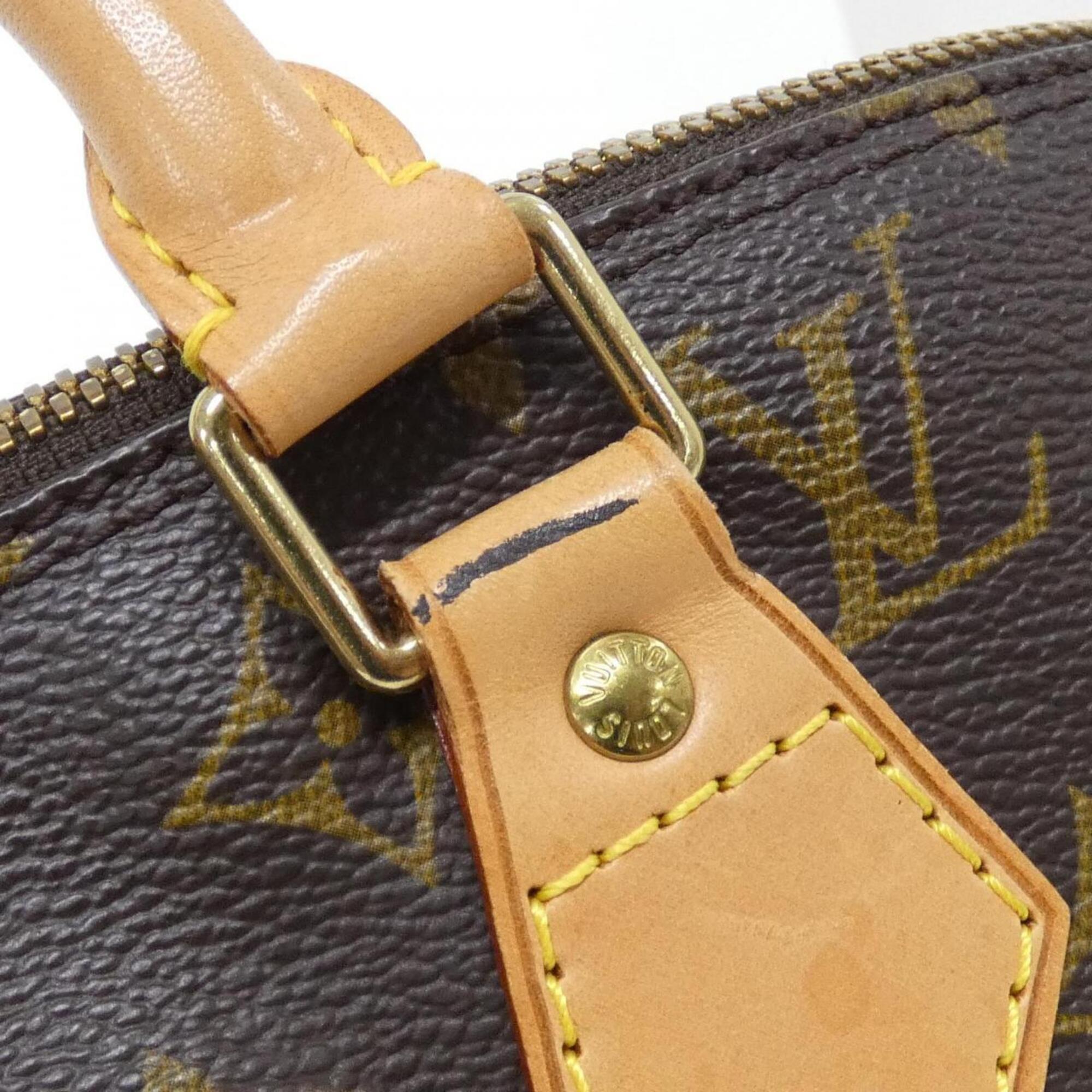 Louis Vuitton Marron Coated Canvas Handbag (Pre-Owned)