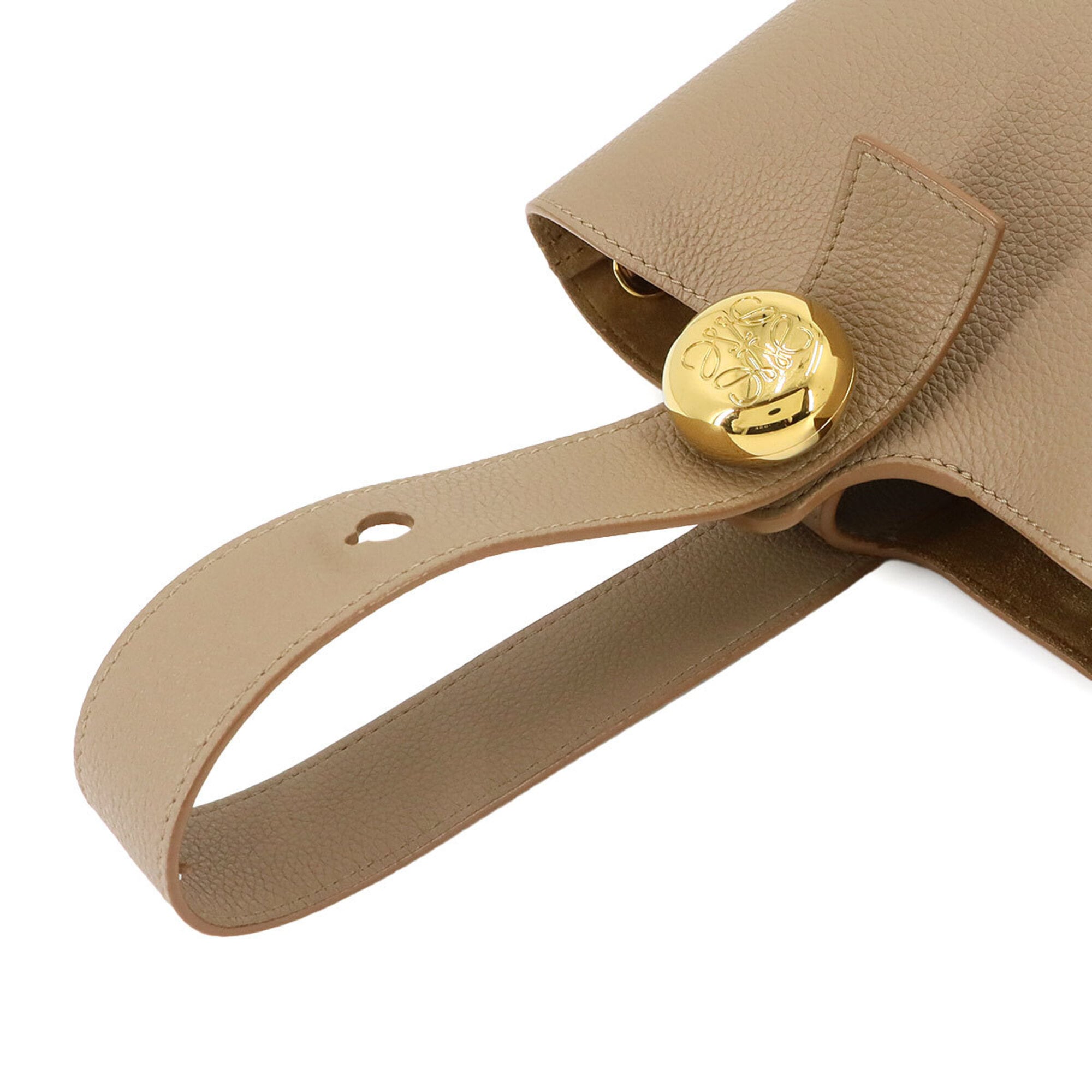 Loewe Sand Leather Handbag (Pre-Owned)