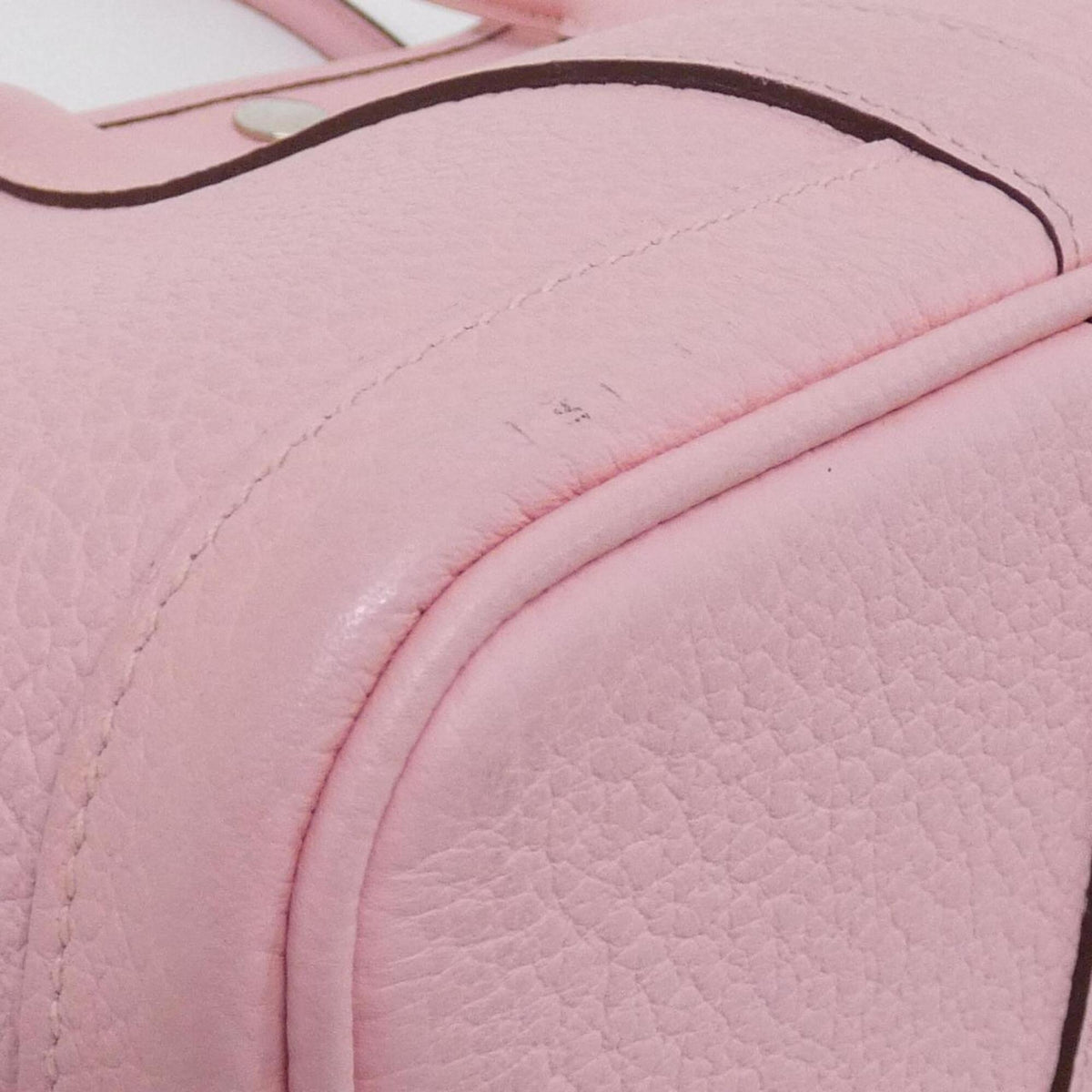 Hermes Rose Sakura Country Leather Handbag (Pre-Owned)