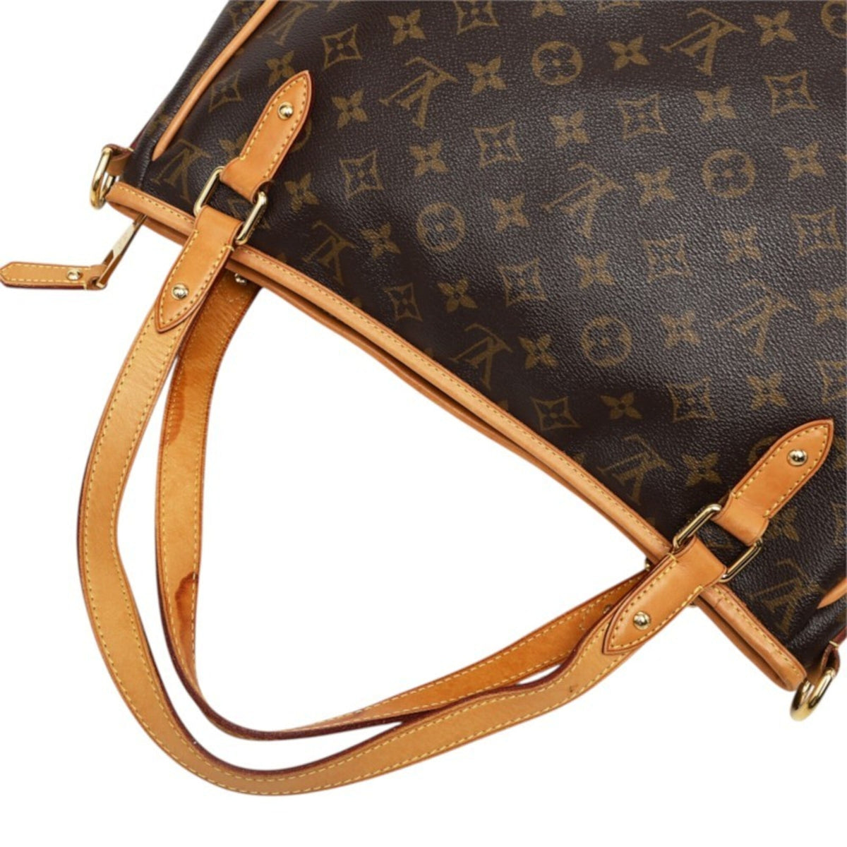 Louis Vuitton Brown Pvc Leather Handbag Shoulder Bag (Pre-Owned)