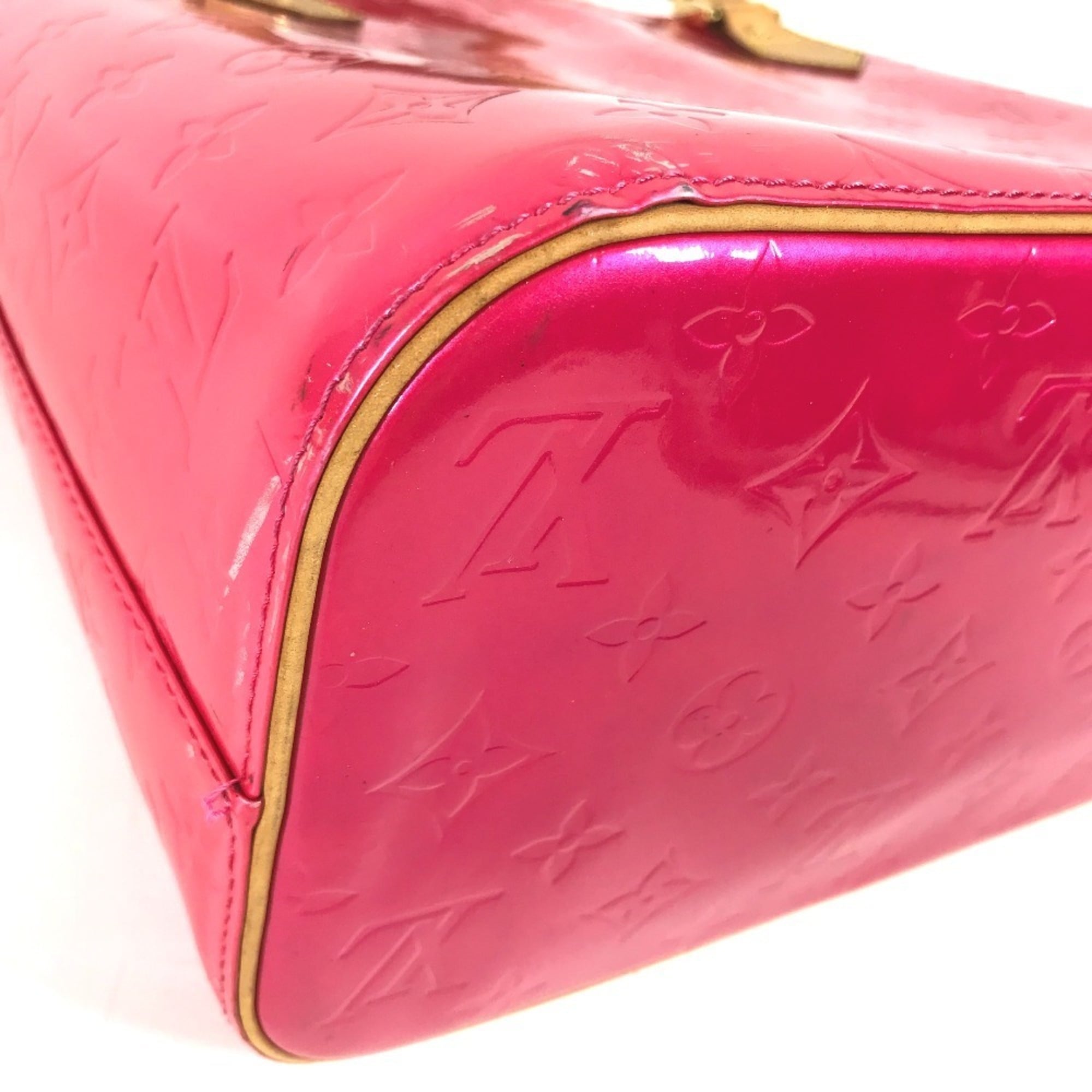 Louis Vuitton Monogram Vernis Fuchsia Pink Monogram Vernis Handbag Shoulder Bag Tote Bag (Pre-Owned)