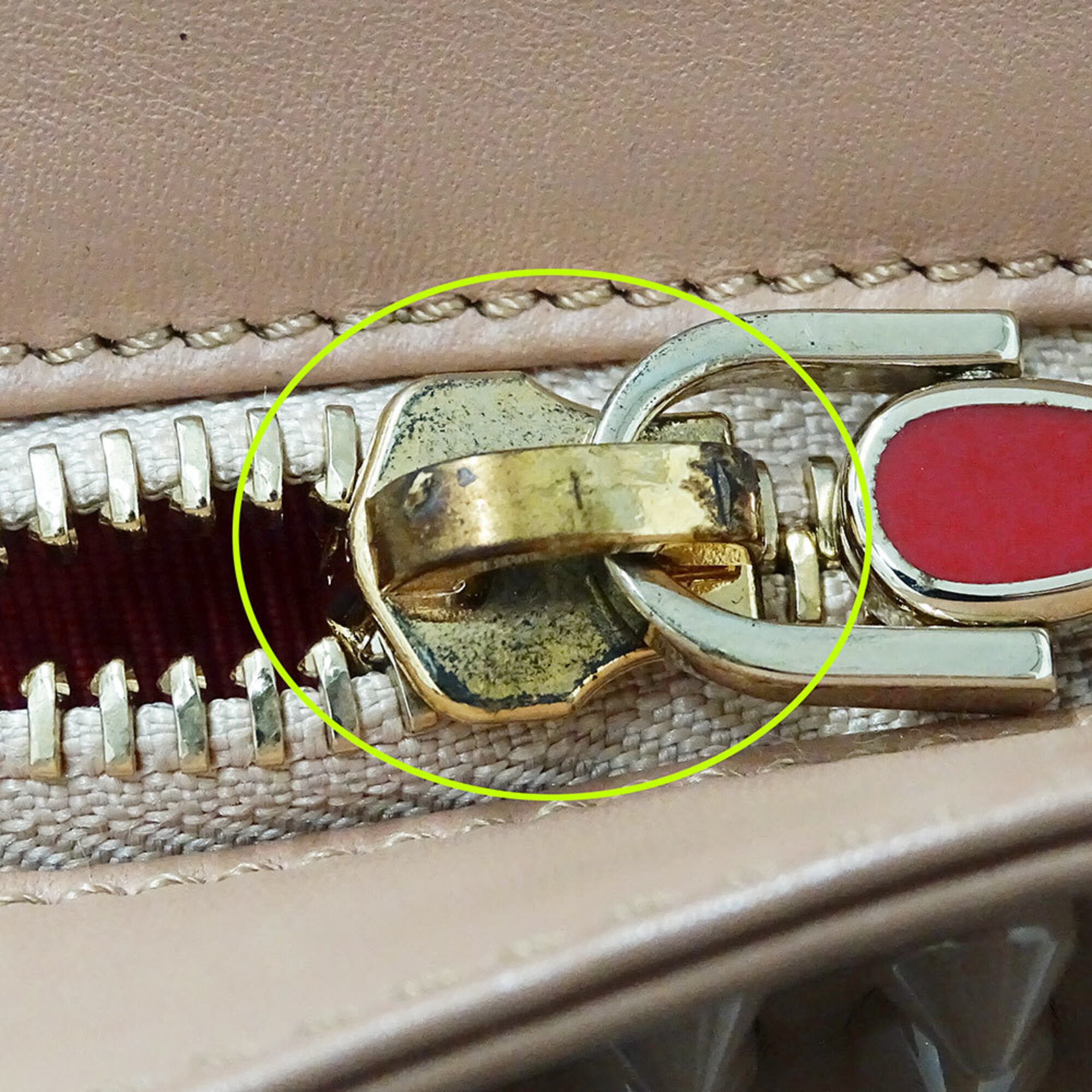 Christian Louboutin Salmon Pink Leather Handbag Shoulder Bag (Pre-Owned)
