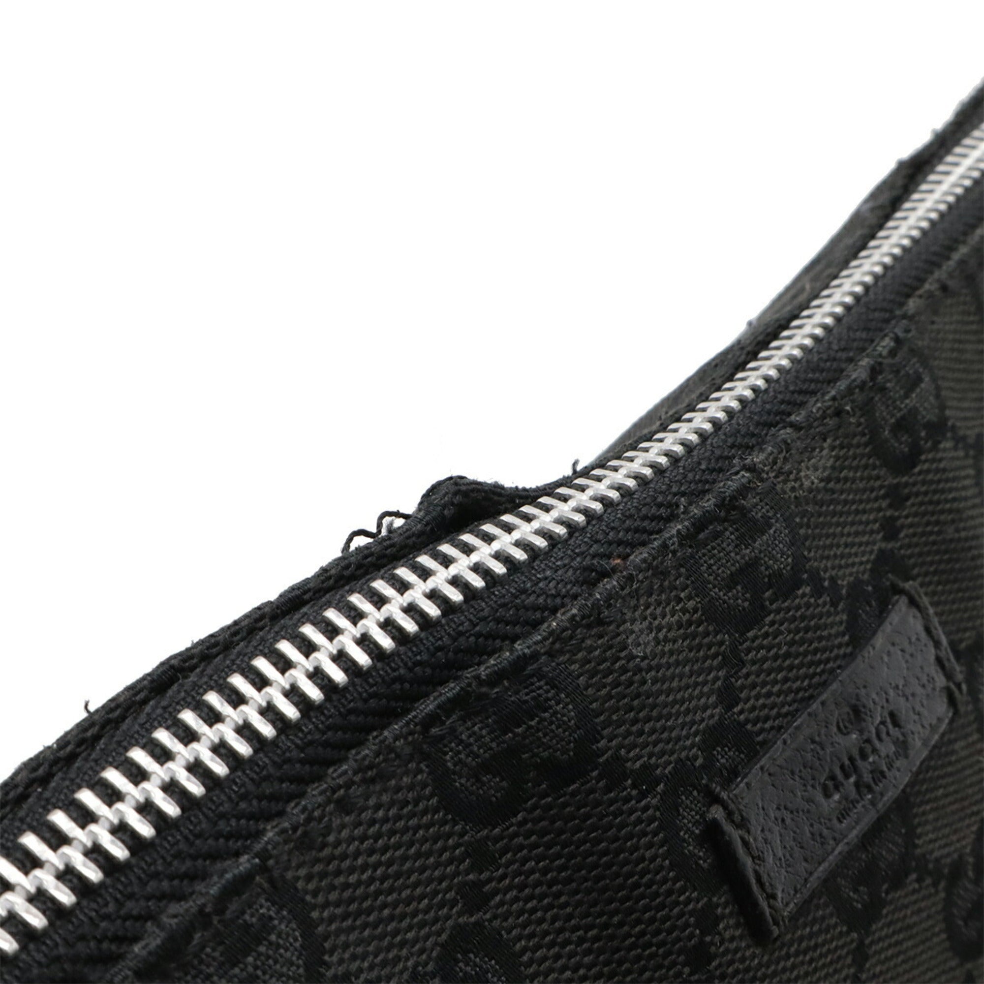 Gucci Gg Canvas Black Gg Canvas Handbag Shoulder Bag (Pre-Owned)