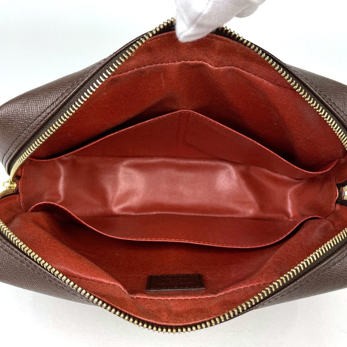 Louis Vuitton Brown Damier Canvas Pouch (Pre-Owned)