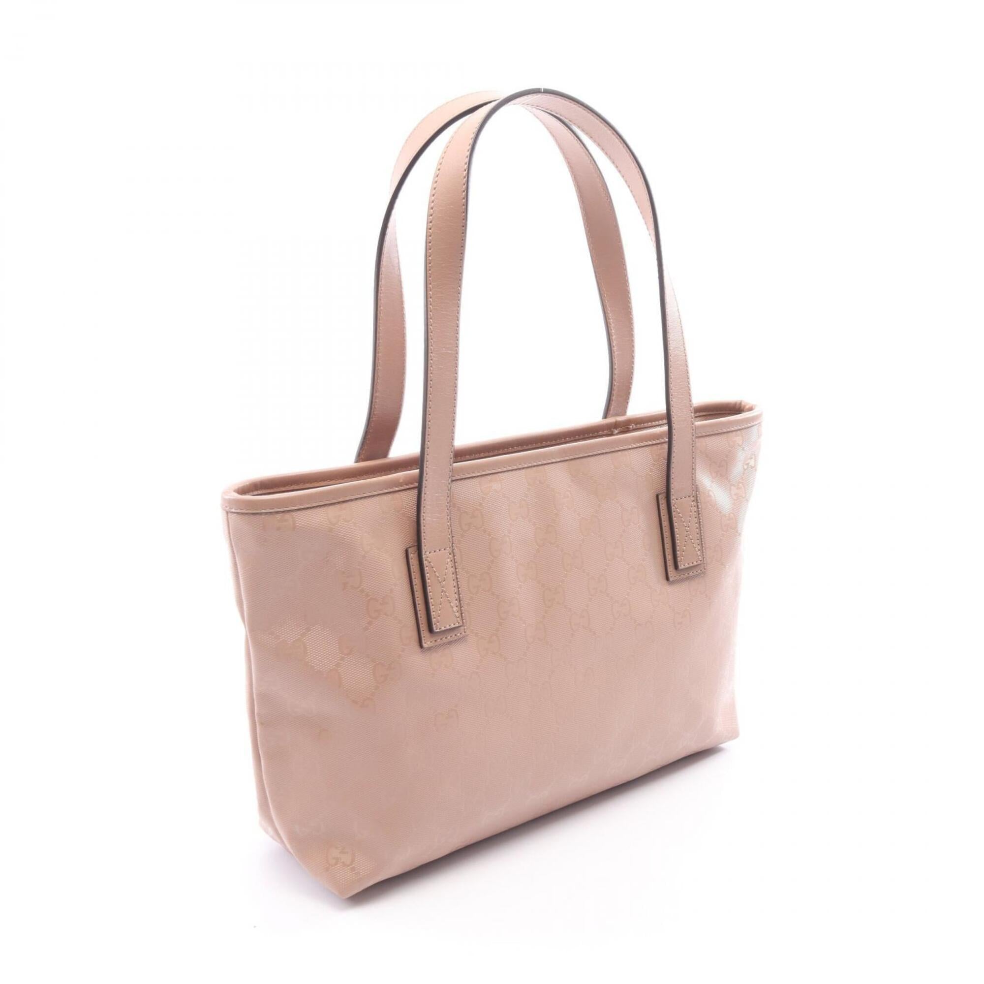 Gucci Pink Pvc Leather Handbag Tote Bag (Pre-Owned)