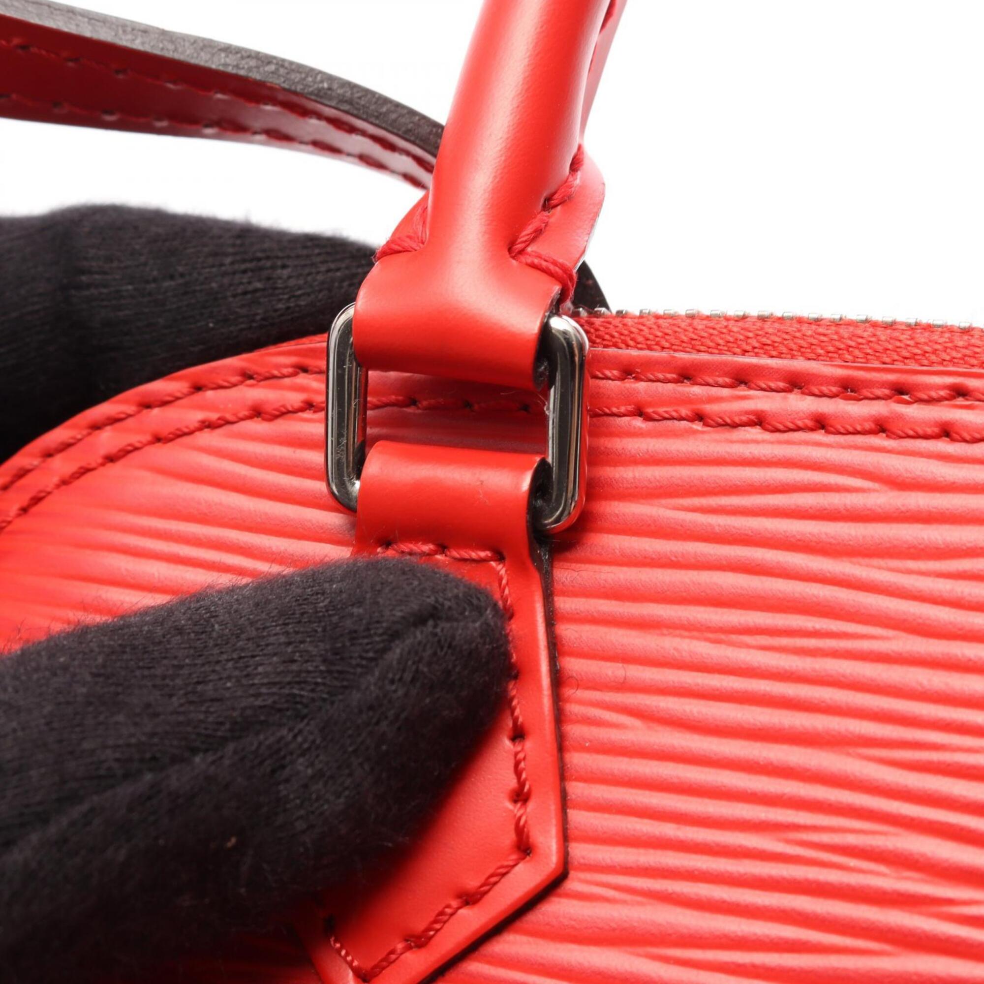 Louis Vuitton Coquelicots Red Color Leather Handbag Shoulder Bag (Pre-Owned)