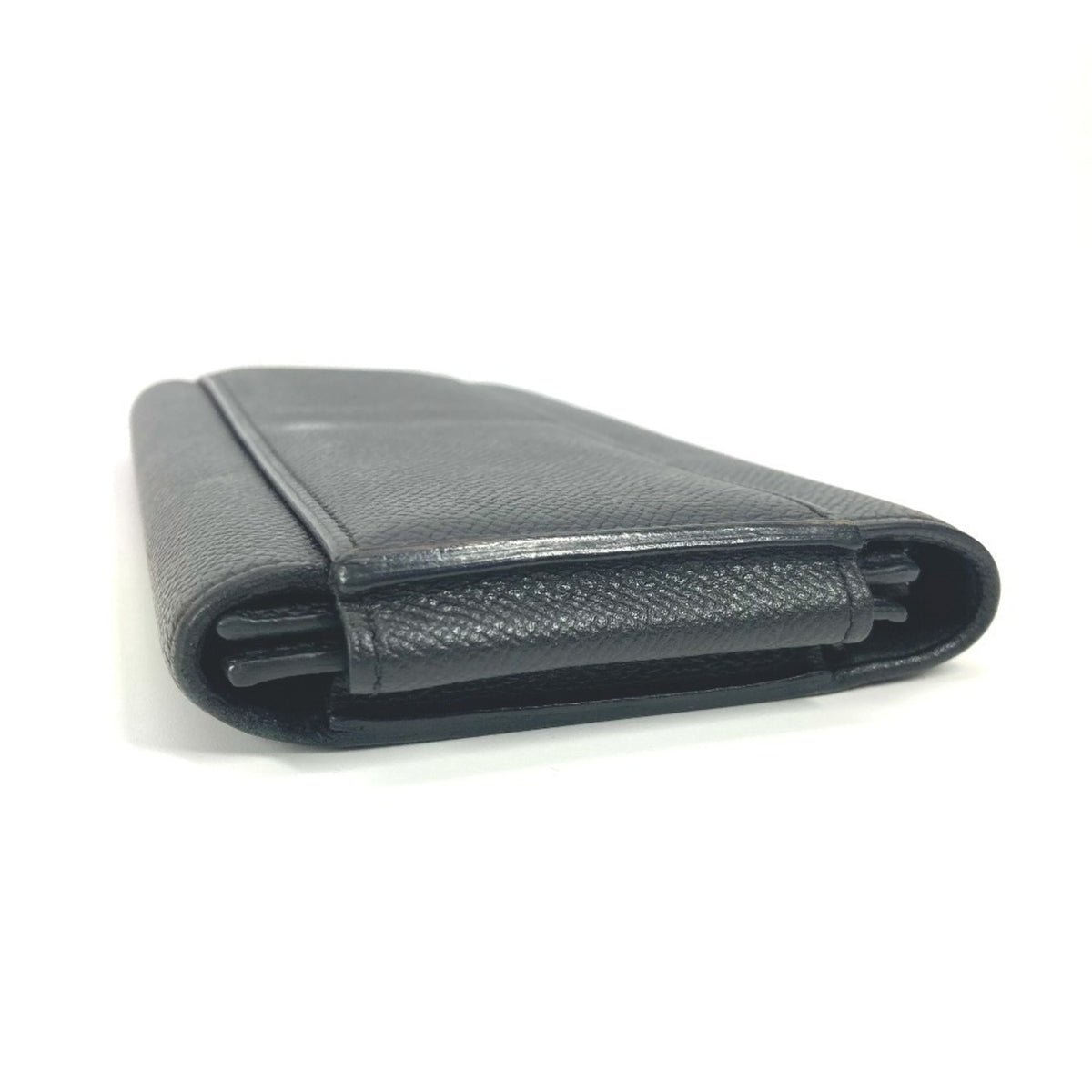Hermes Black Epsom Leather Long Wallet (Bi-Fold) (Pre-Owned)