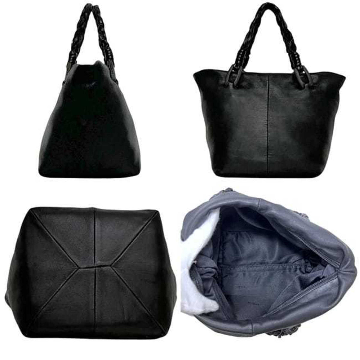 Loewe Black Nappa Leather Leather Handbag (Pre-Owned)