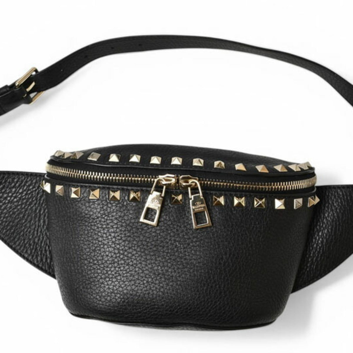 Valentino Black Leather Sling Bag (Pre-Owned)