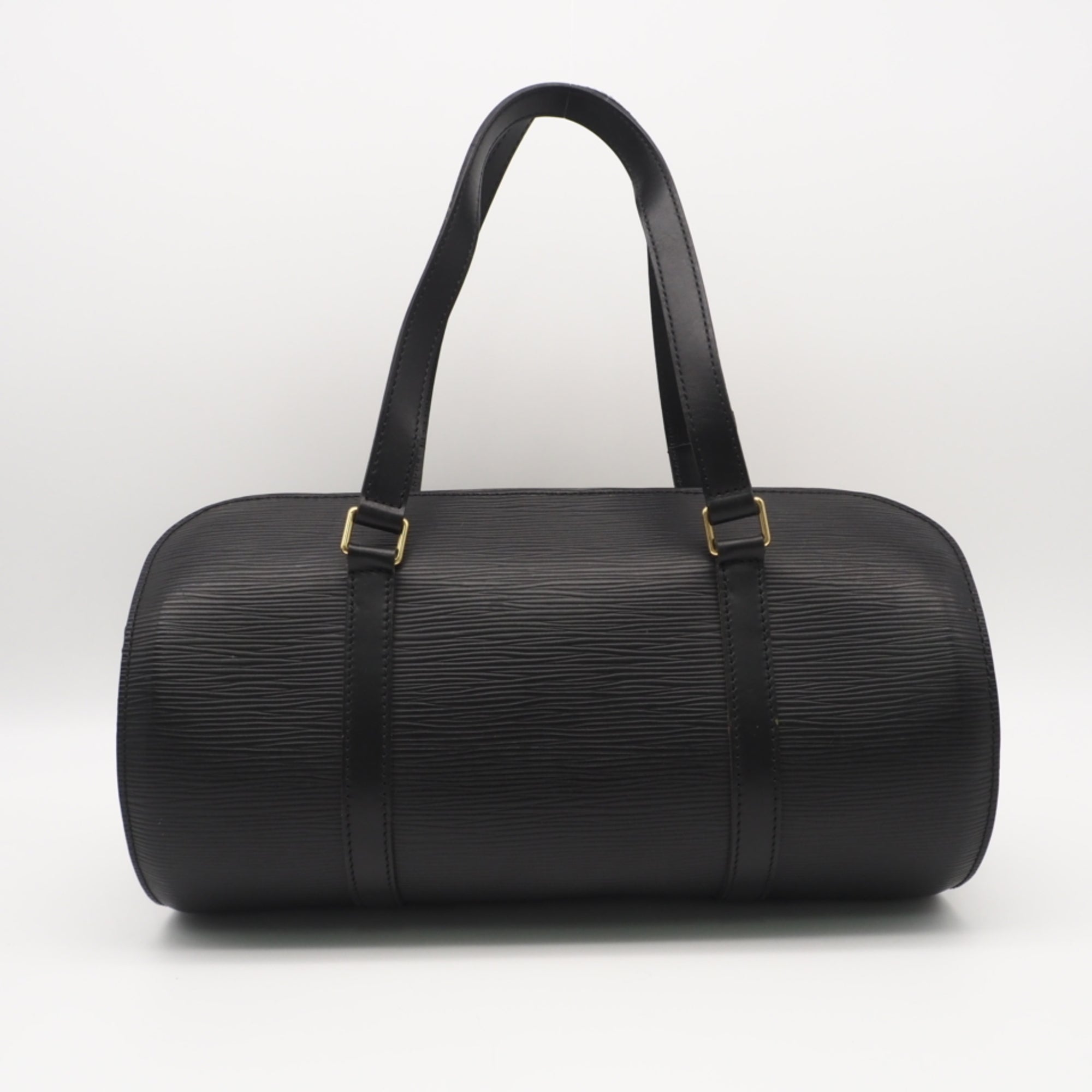 Louis Vuitton Epi Black Noir Leather Handbag (Pre-Owned)