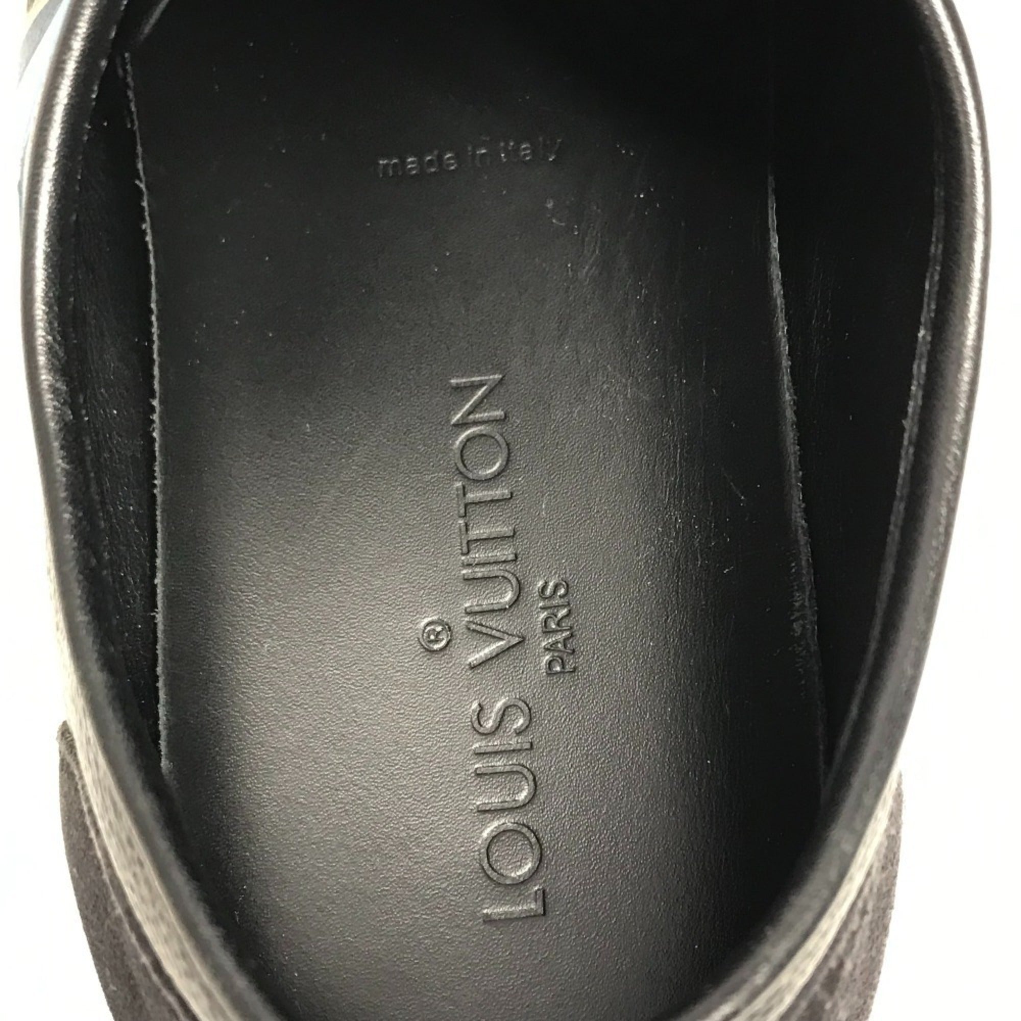 Louis Vuitton Black Blue Sneakers (Pre-Owned)