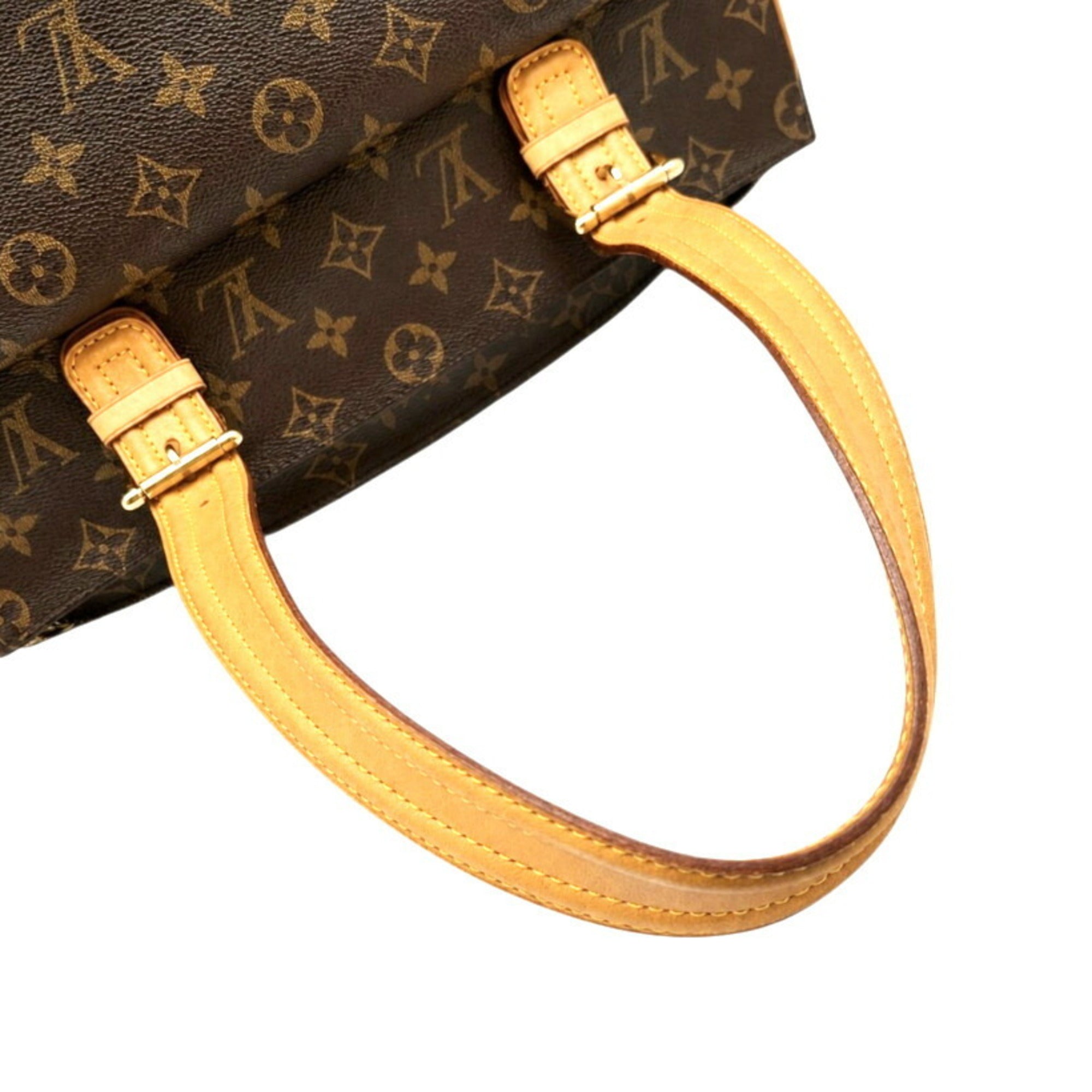 Louis Vuitton Monogram Brown Monogram Shoulder Bag Tote Bag (Pre-Owned)