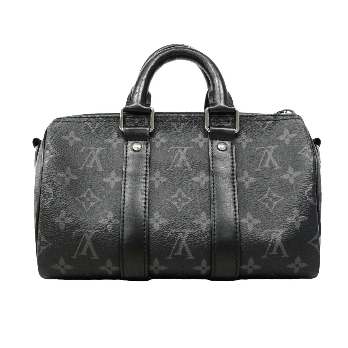 Louis Vuitton Black Gray Handbag (Pre-Owned)