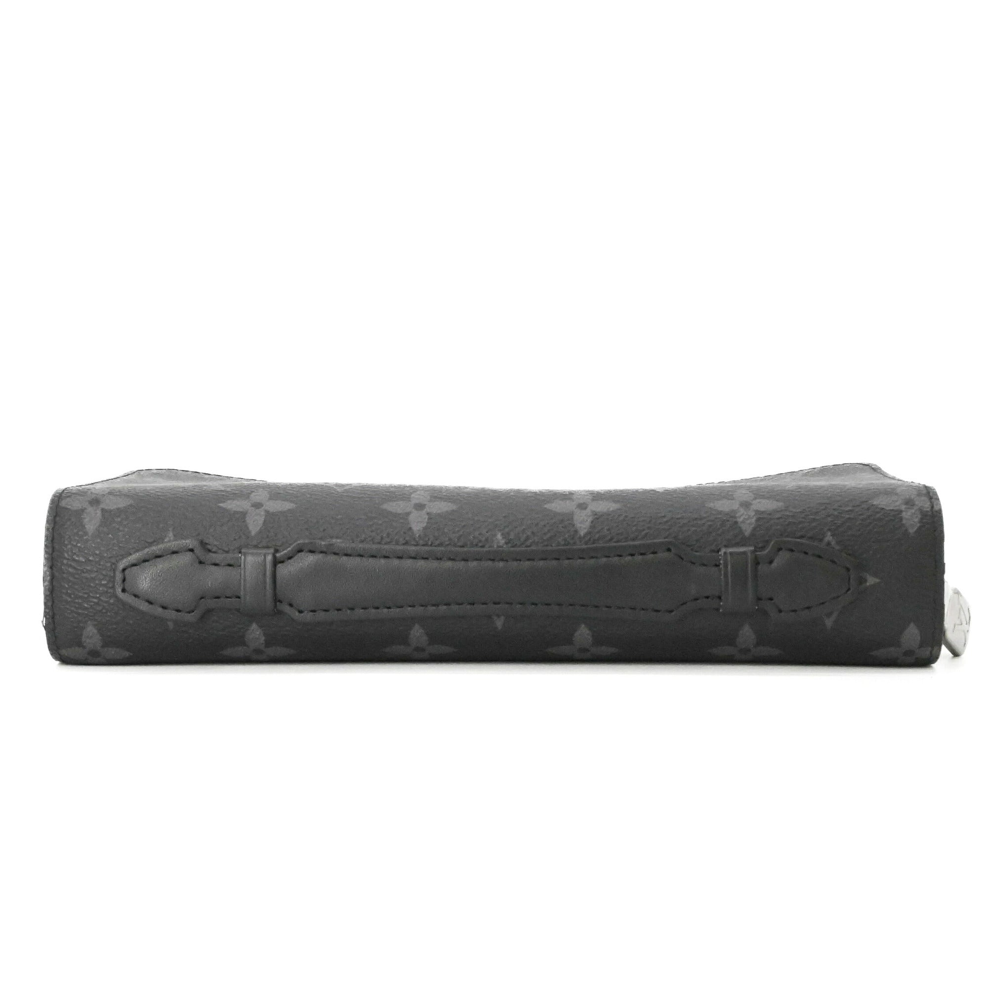 Louis Vuitton Black Monogram Eclipse Monogram Eclipse Long Wallet (Bi-Fold) (Pre-Owned)
