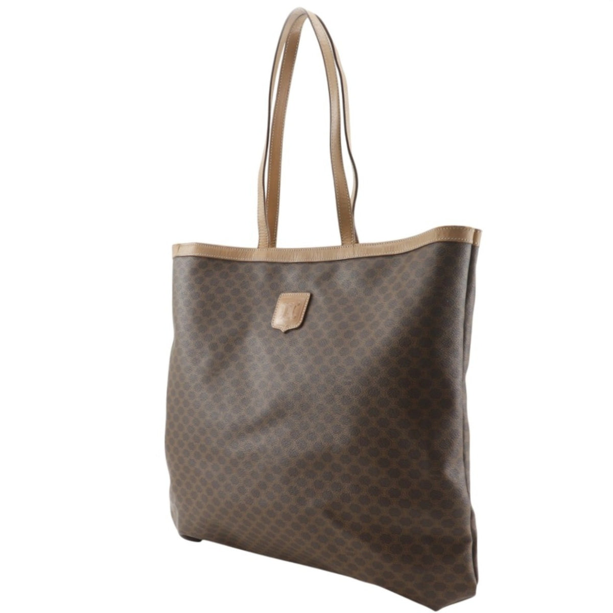 Celine Brown Pvc Tote Bag (Pre-Owned)