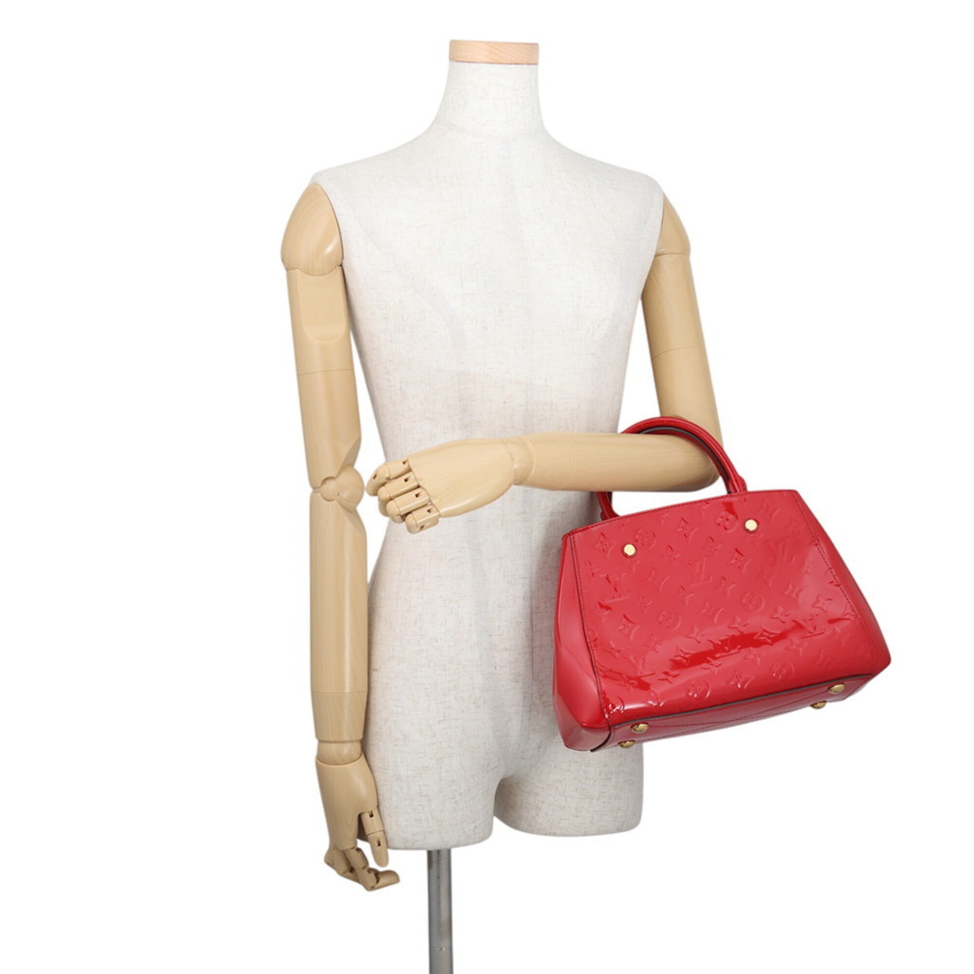 Louis Vuitton Monogram Vernis Indian Rose Monogram Vernis Handbag Shoulder Bag (Pre-Owned)