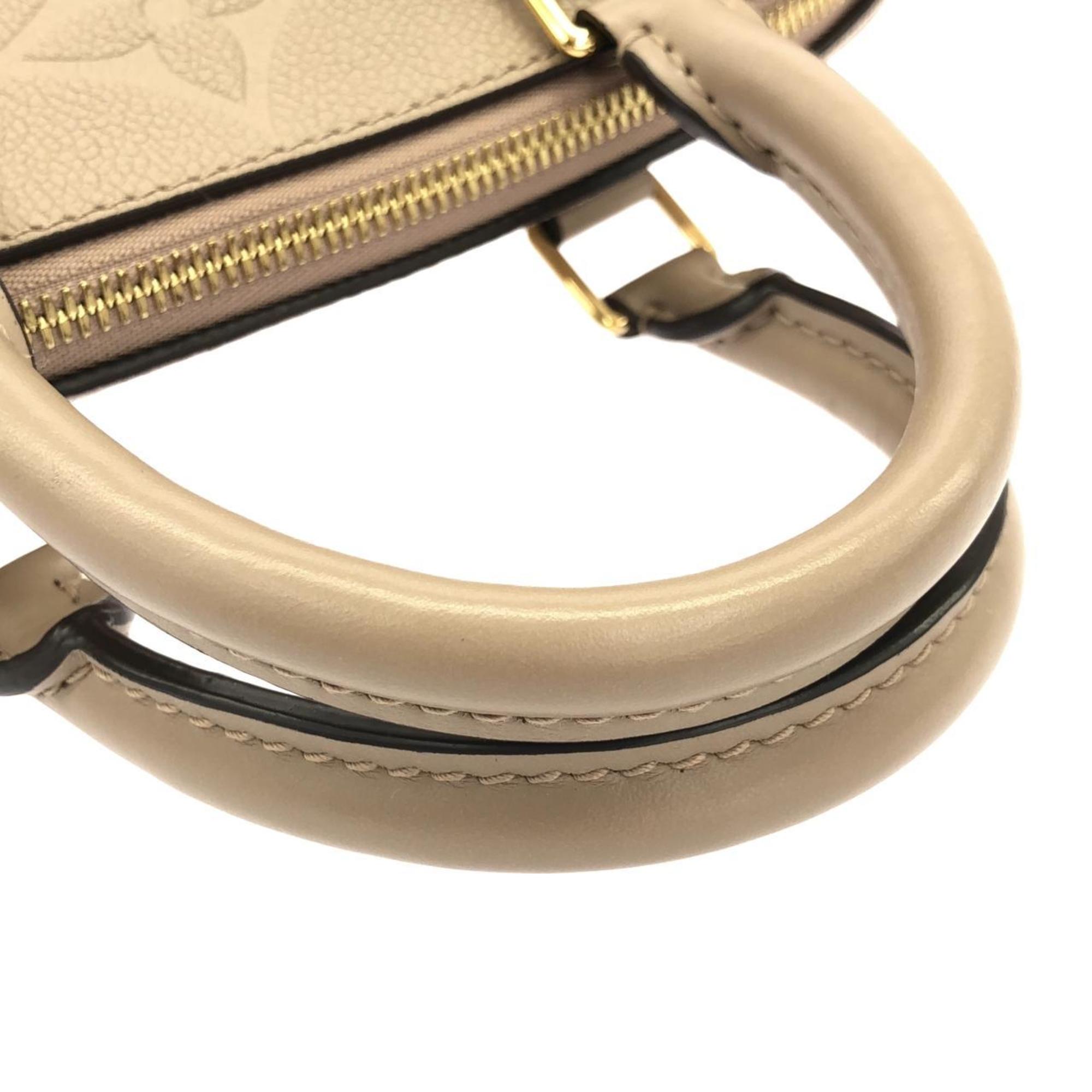 Louis Vuitton Monogram Empreinte Tourterelle Leather Boston Bag (Pre-Owned)