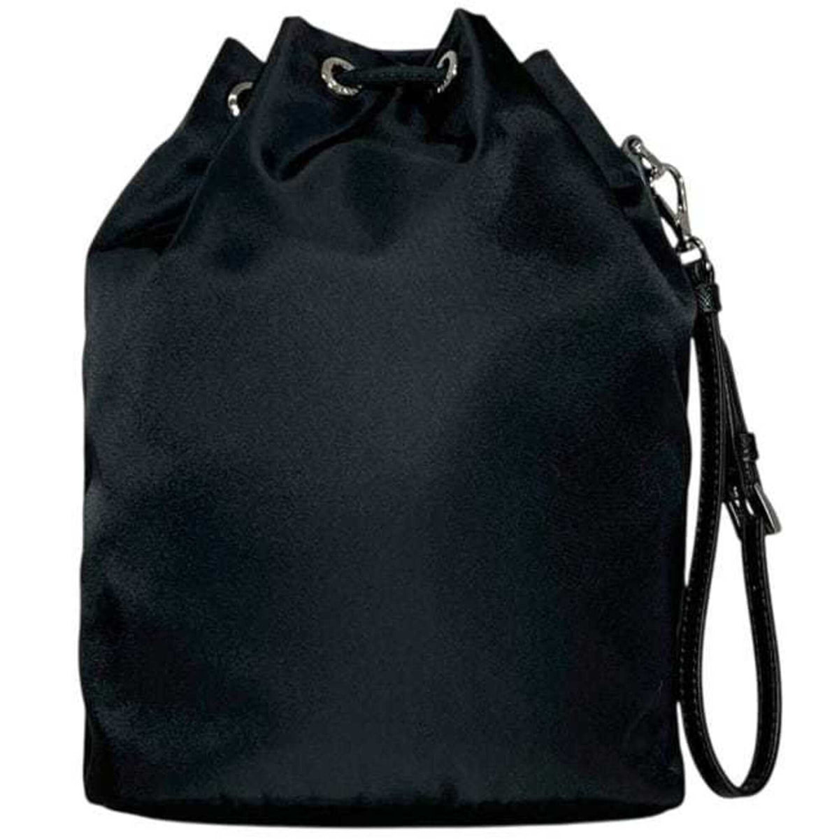 Prada Black Nero Nylon Saffiano Handbag Pouch (Pre-Owned)
