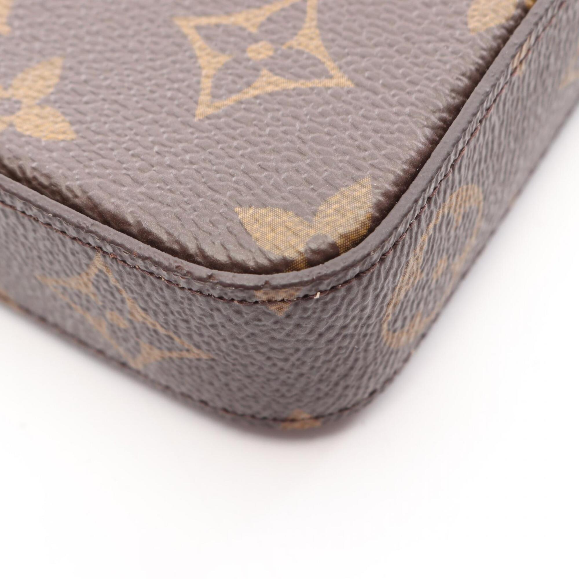 Louis Vuitton Brown Monogram Multi-Color Monogram Handbag Pochette Shoulder Bag (Pre-Owned)